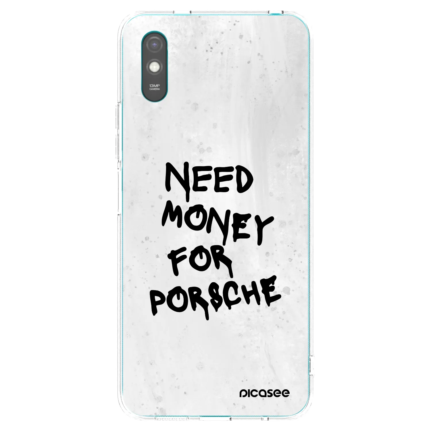Picasee silikónový prehľadný obal pre Xiaomi Redmi 9A - White Dollar