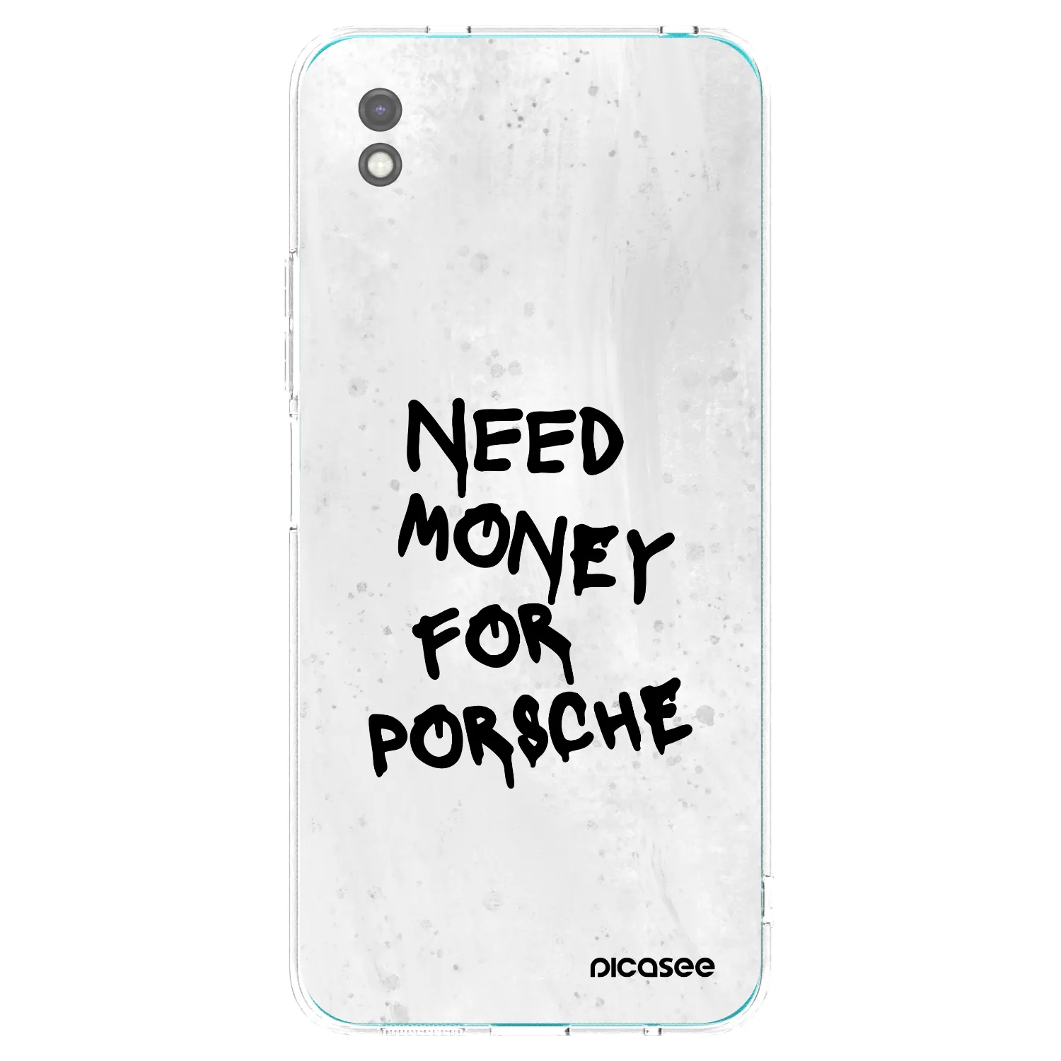 Picasee silikónový čierny obal pre Xiaomi Redmi 9A - White Dollar