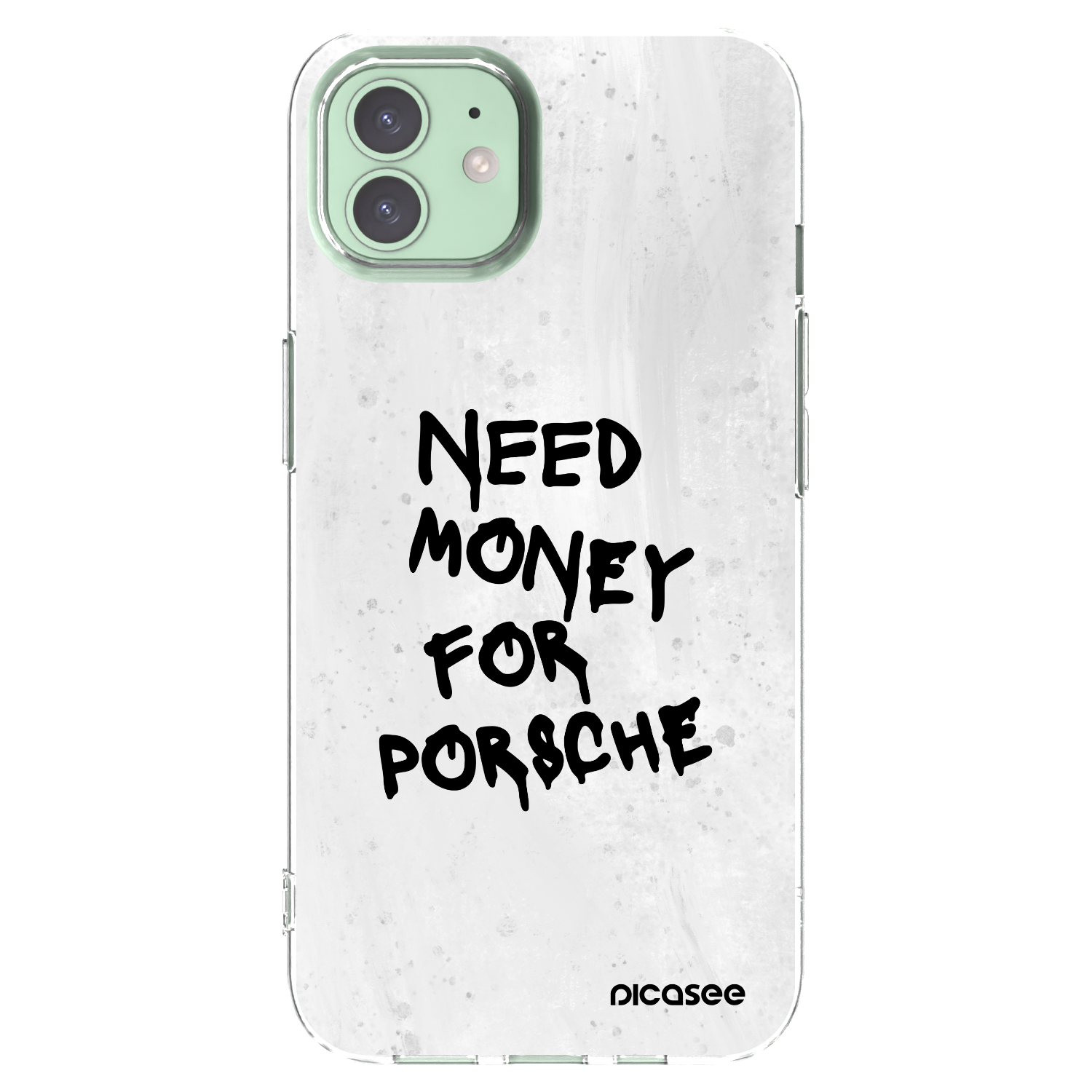 Picasee silikónový prehľadný obal pre Apple iPhone 12 Pro - White Dollar