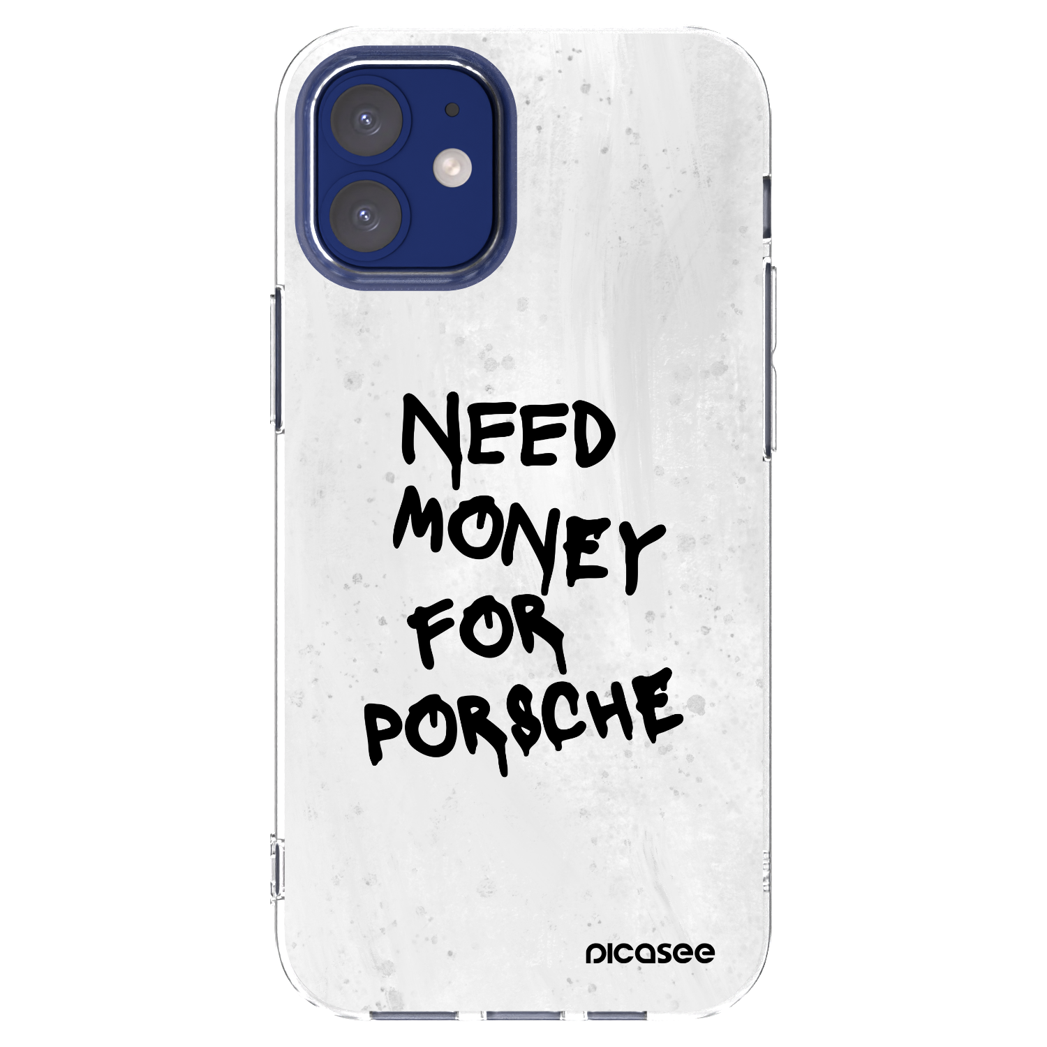 Picasee silikónový prehľadný obal pre Apple iPhone 12 mini - White Dollar