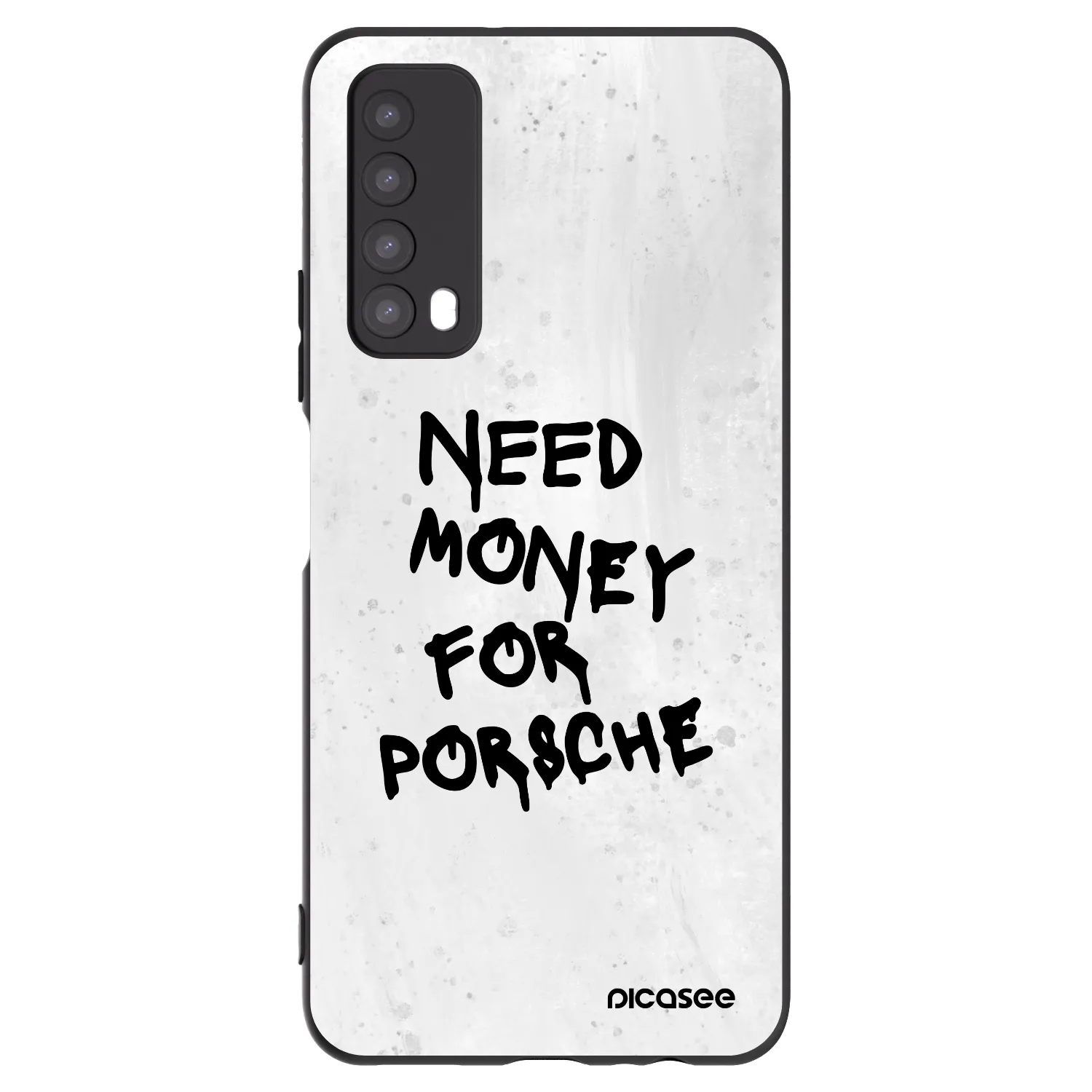 Picasee silikónový čierny obal pre Huawei P Smart 2021 - White Dollar