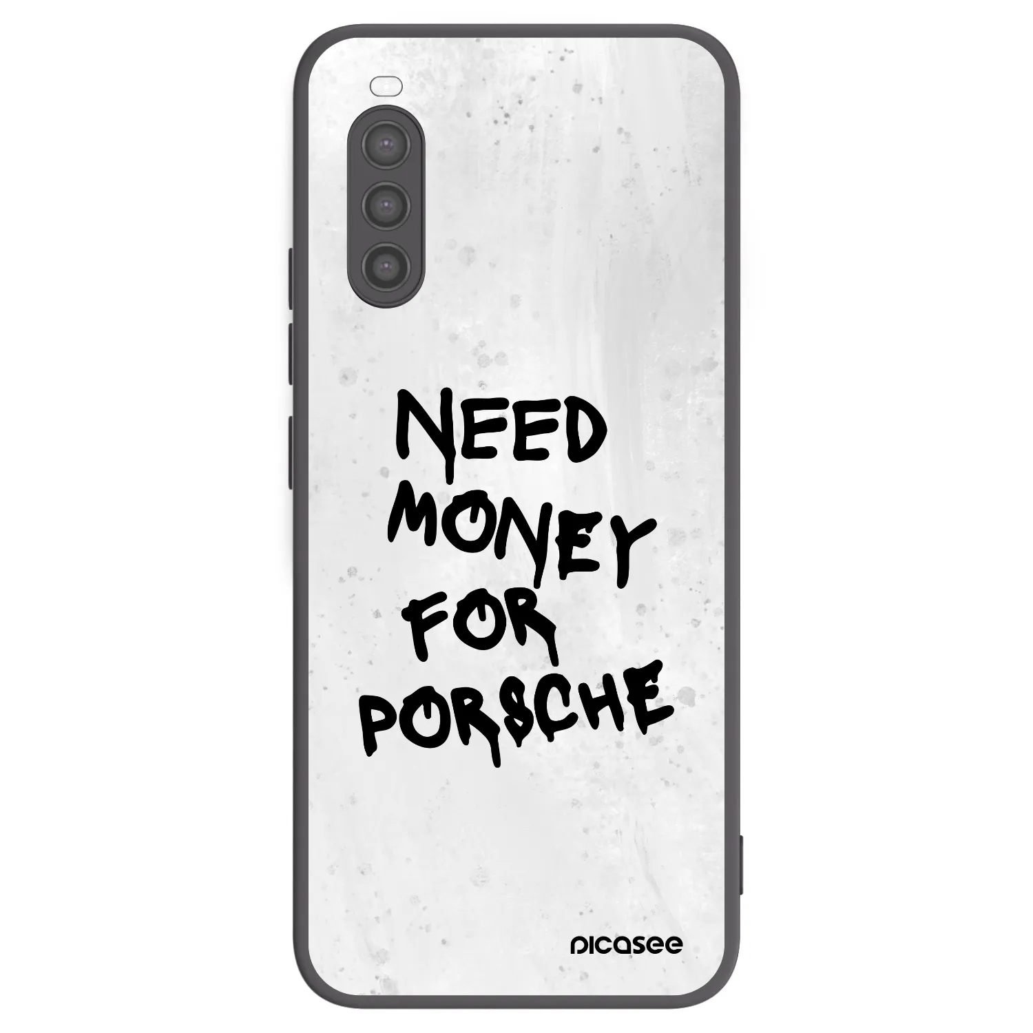 Picasee silikónový čierny obal pre Sony Xperia 10 II - White Dollar