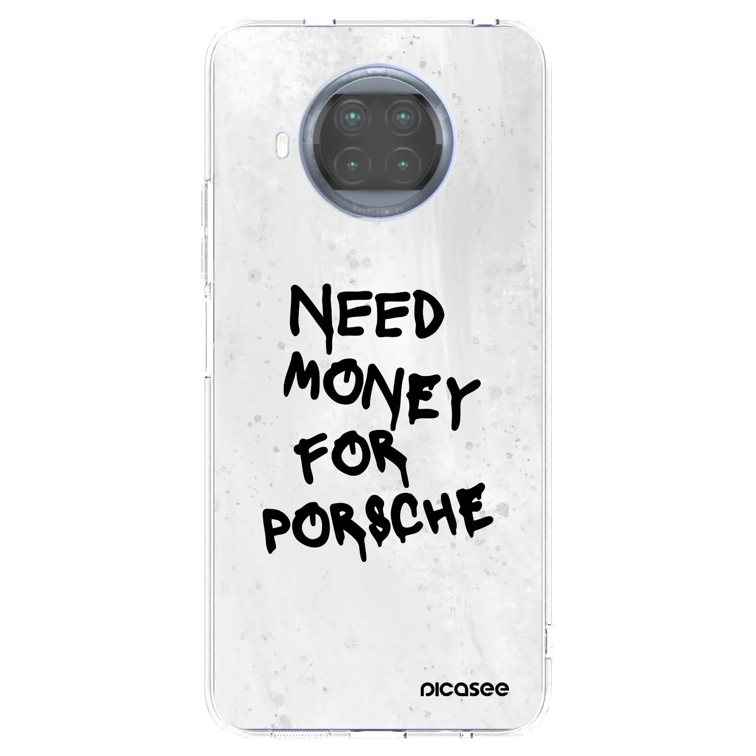 Picasee silikónový prehľadný obal pre Xiaomi Mi 10T Lite - White Dollar