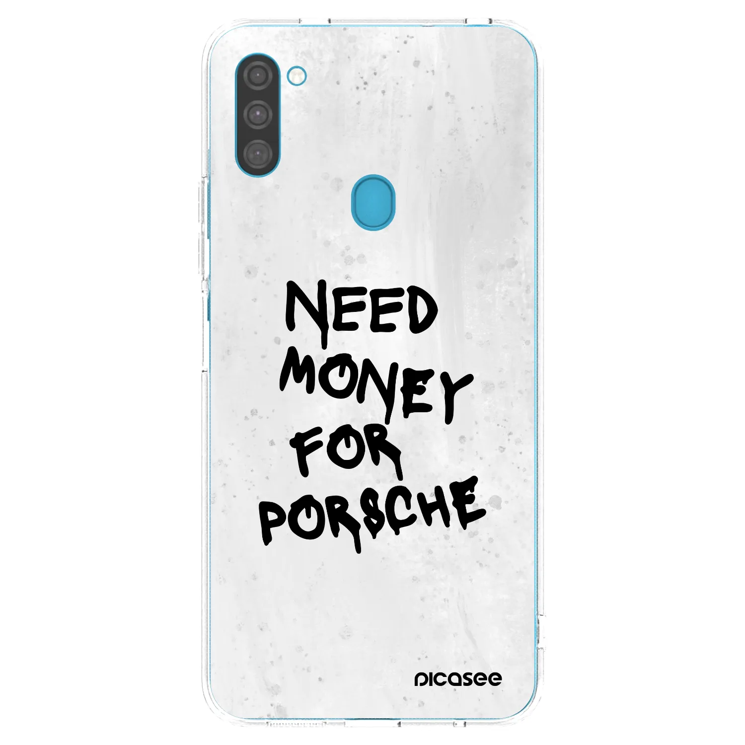 Picasee silikónový prehľadný obal pre Samsung Galaxy M11 - White Dollar