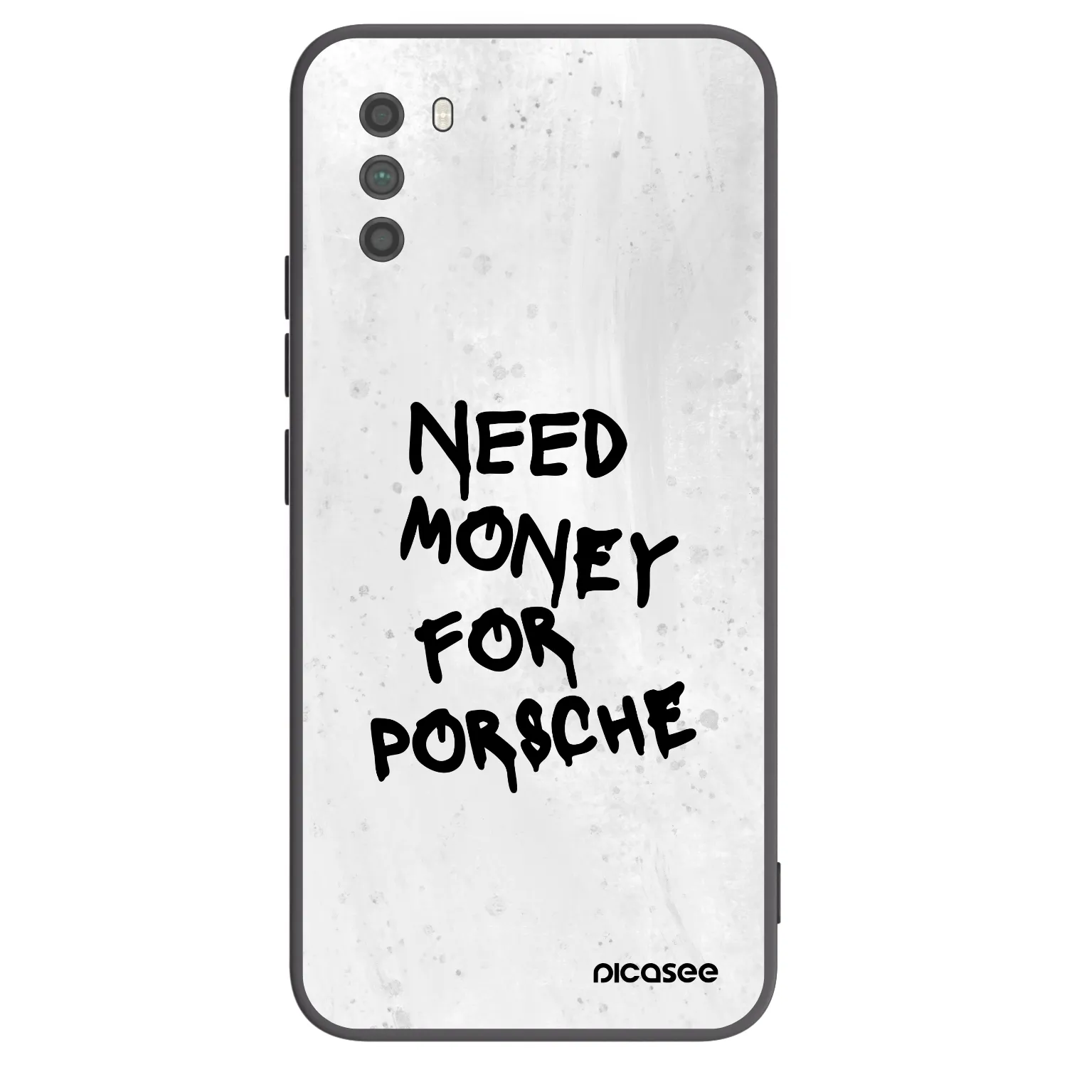 Picasee silikónový čierny obal pre Xiaomi Poco M3 - White Dollar