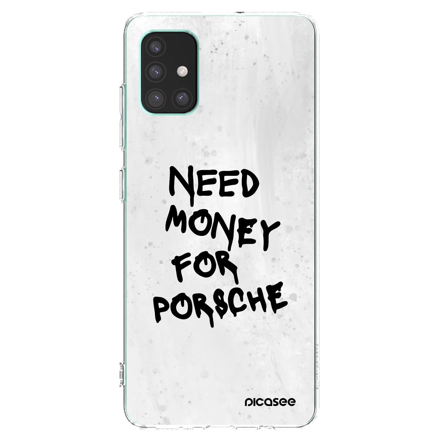 Picasee silikónový prehľadný obal pre Samsung Galaxy M51 M515F - White Dollar