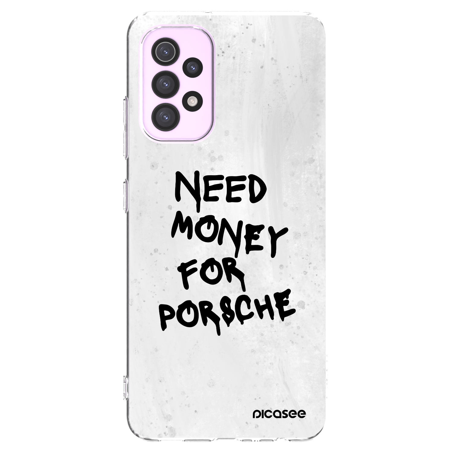 Picasee silikónový prehľadný obal pre Samsung Galaxy A32 5G A326B - White Dollar