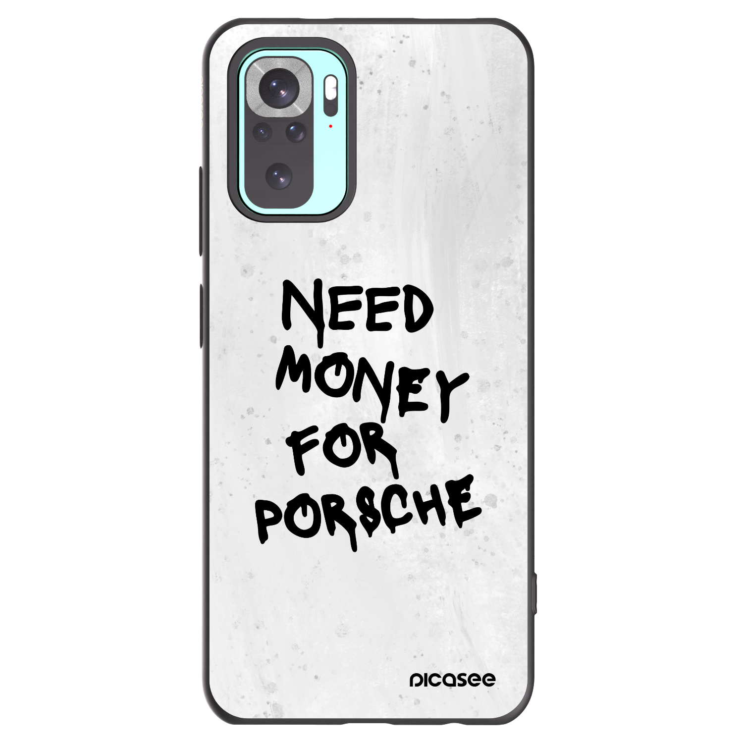 Picasee silikónový čierny obal pre Xiaomi Redmi Note 10 Pro - White Dollar
