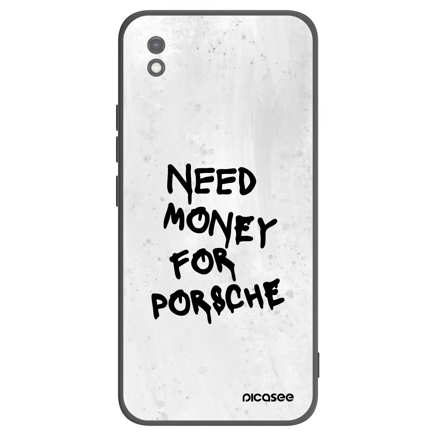 Picasee silikónový čierny obal pre Xiaomi Redmi 9AT - White Dollar