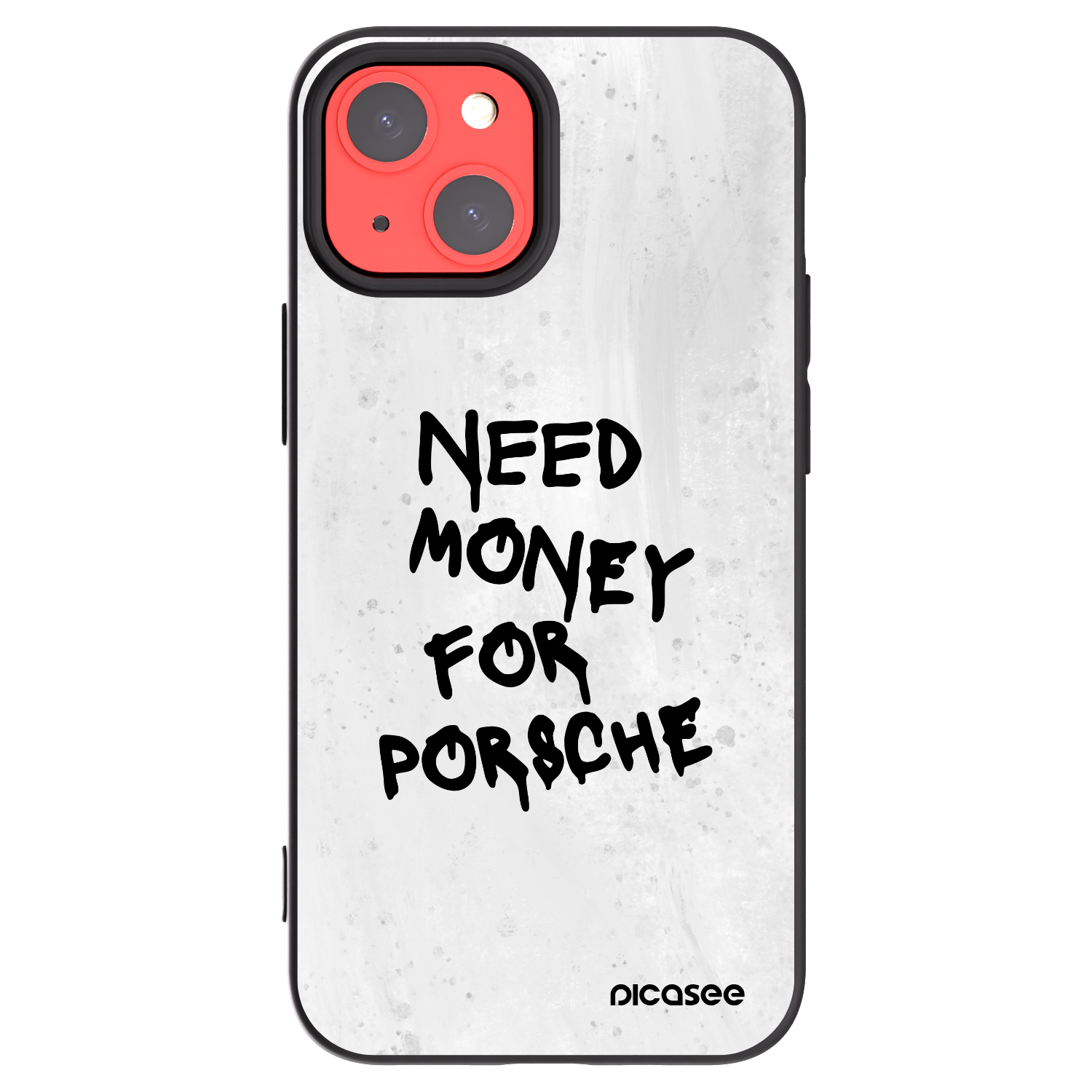 Picasee silikónový čierny obal pre Apple iPhone 13 mini - White Dollar