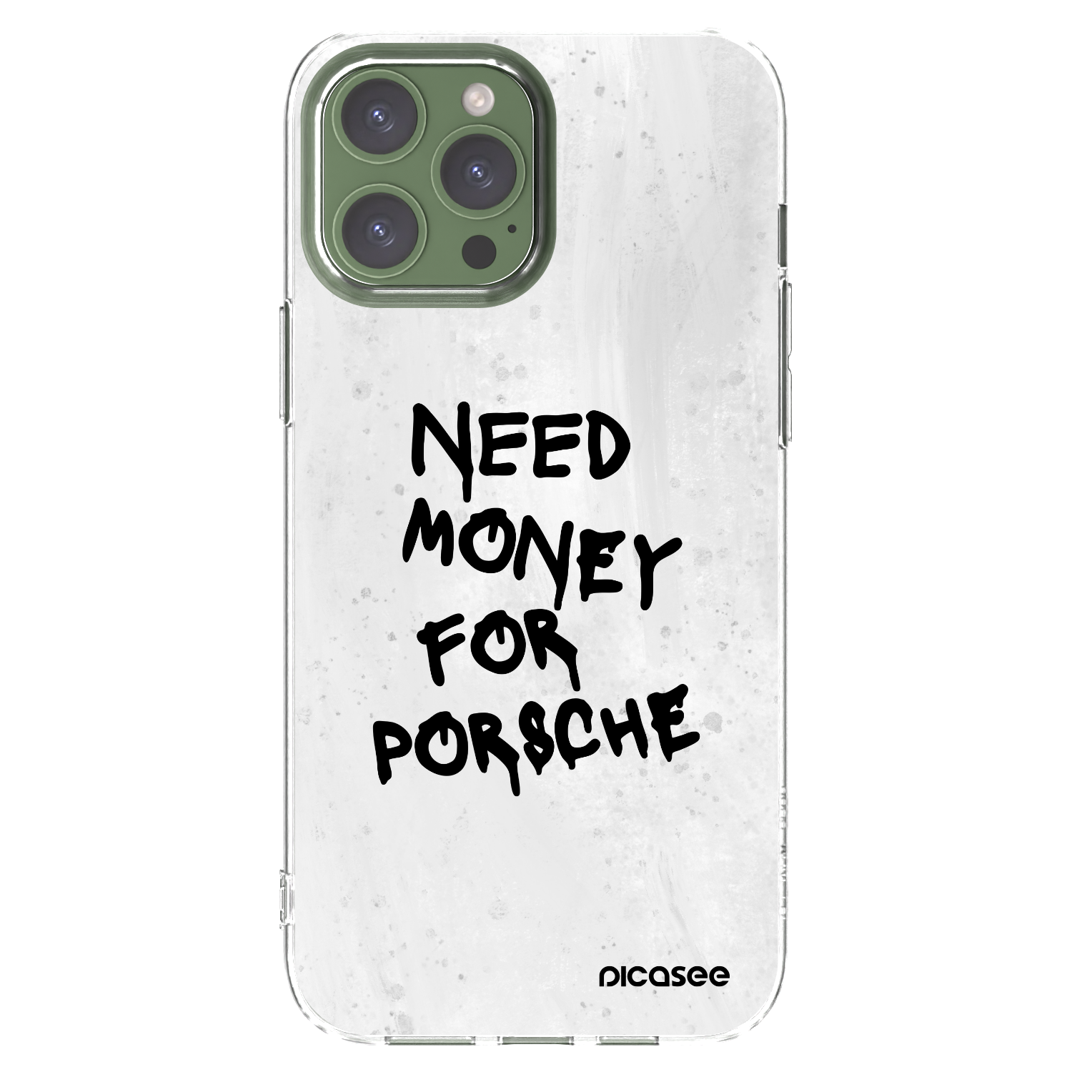 Silikónový prehľadný obal pre Apple iPhone 13 Pro Max - White Dollar