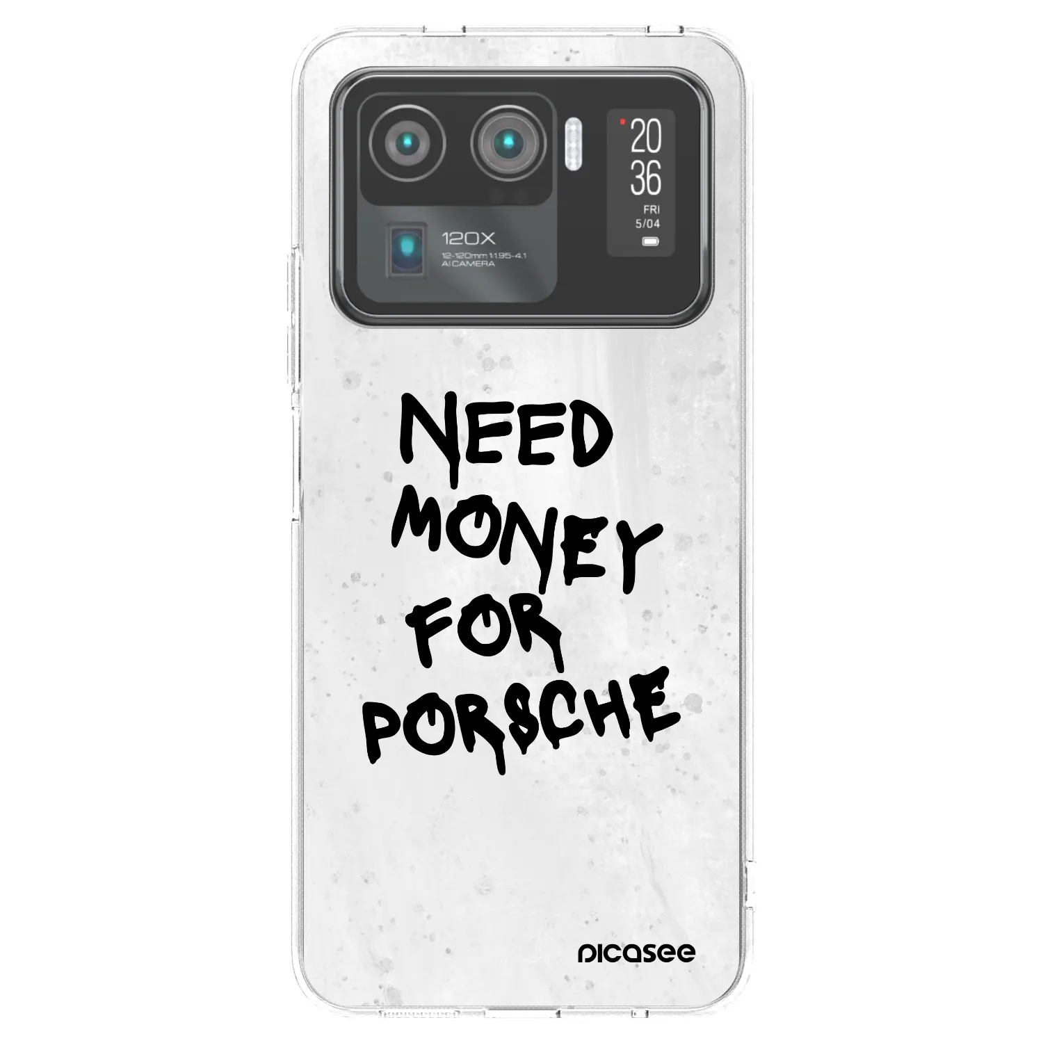 Picasee silikónový prehľadný obal pre Xiaomi Mi 11 Ultra - White Dollar