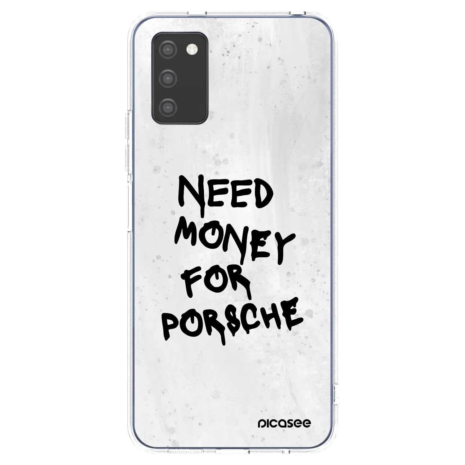 Picasee silikónový prehľadný obal pre Samsung Galaxy A02s A025G - White Dollar