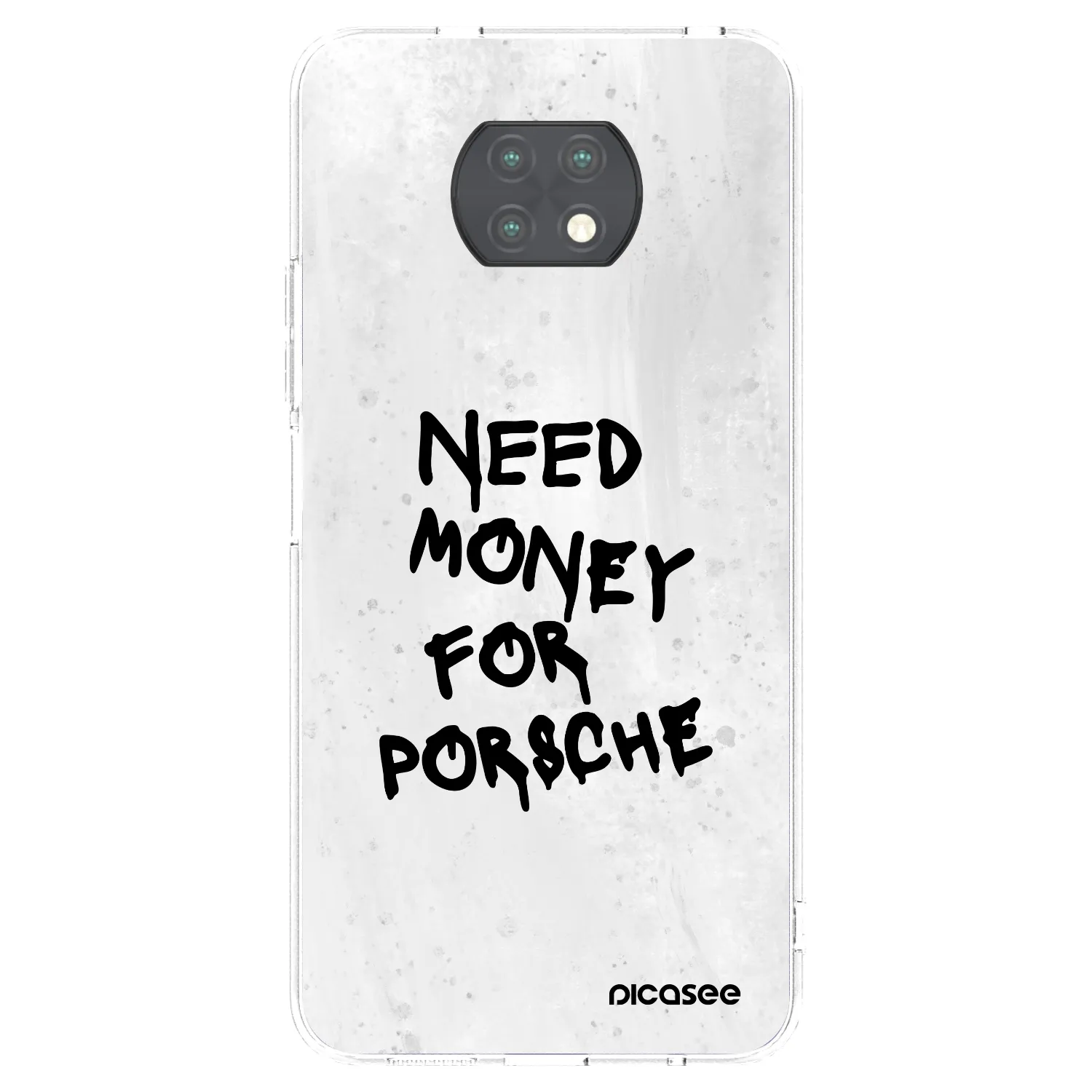 Silikónový prehľadný obal pre Xiaomi Redmi Note 9T - White Dollar