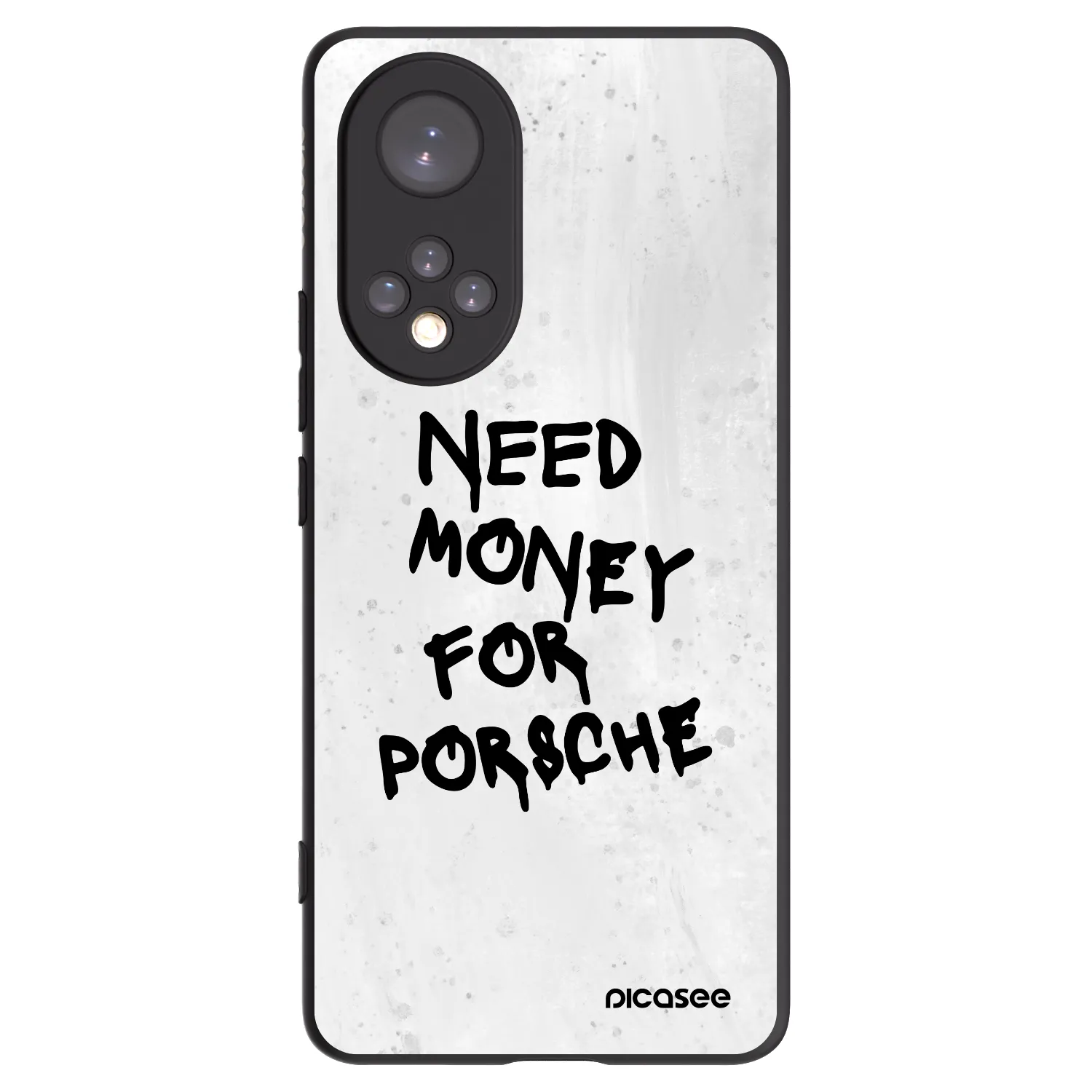 Picasee silikónový čierny obal pre Huawei Nova 9 - White Dollar