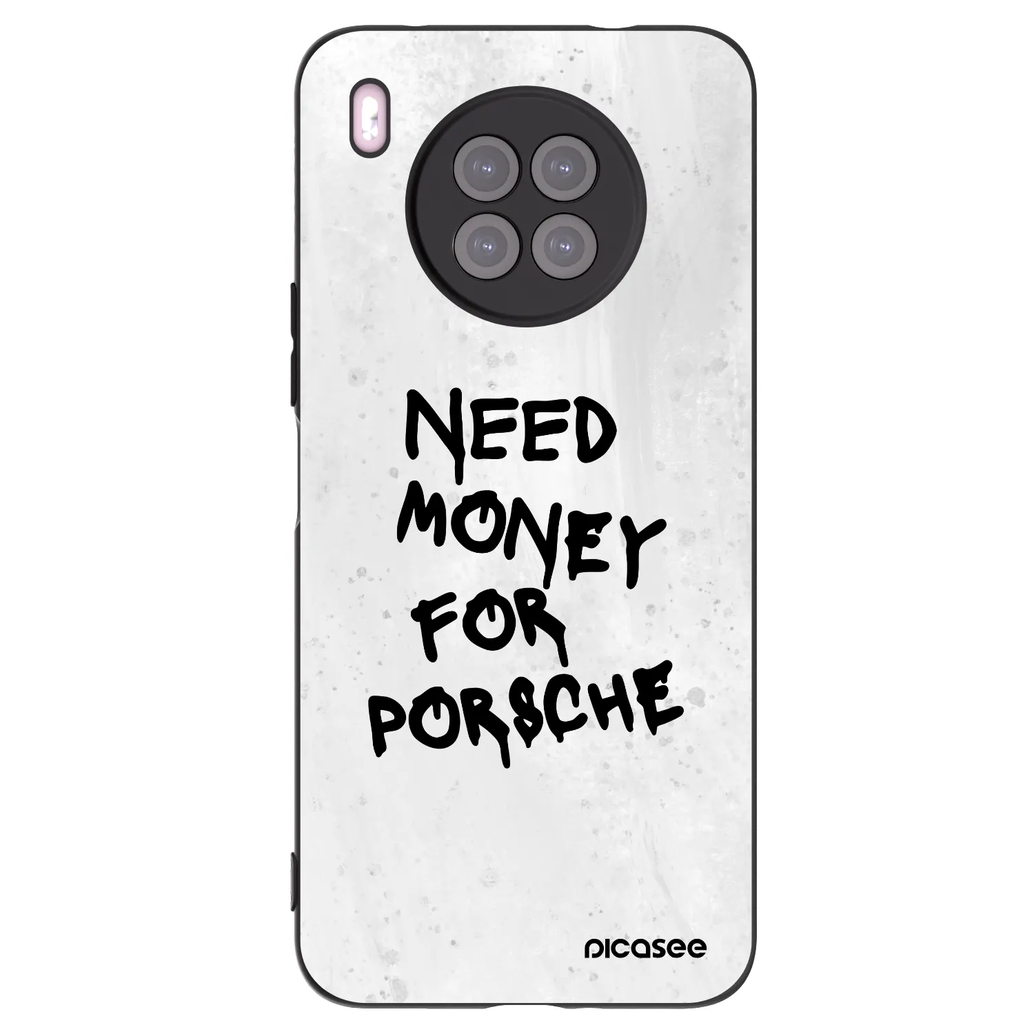 Picasee silikónový čierny obal pre Huawei Nova 8i - White Dollar