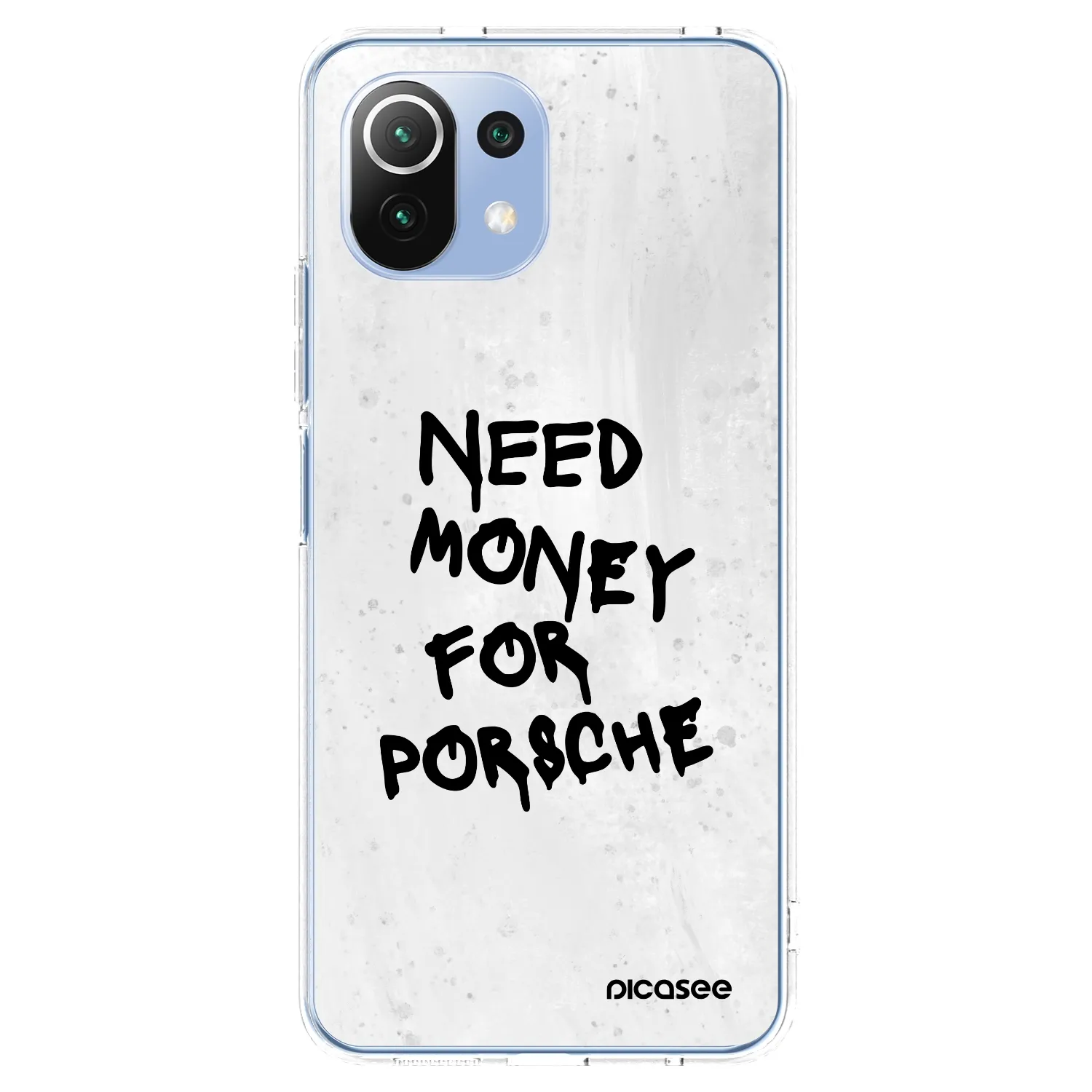 Picasee silikónový prehľadný obal pre Xiaomi 11 Lite 5G NE - White Dollar