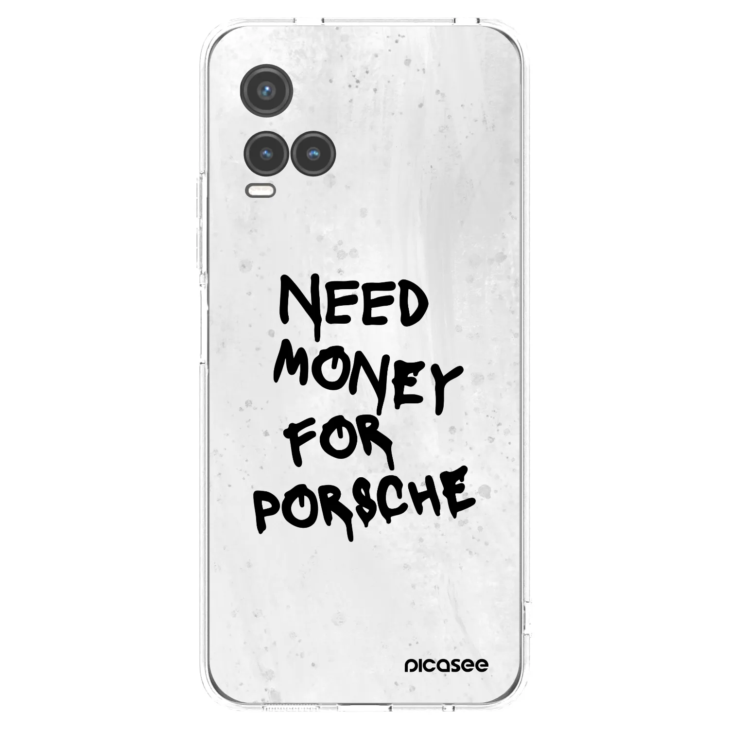 Picasee silikónový prehľadný obal pre Vivo Y33s - White Dollar