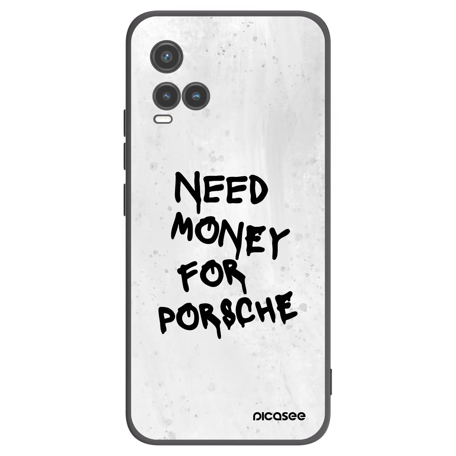 Picasee silikónový čierny obal pre Vivo Y33s - White Dollar