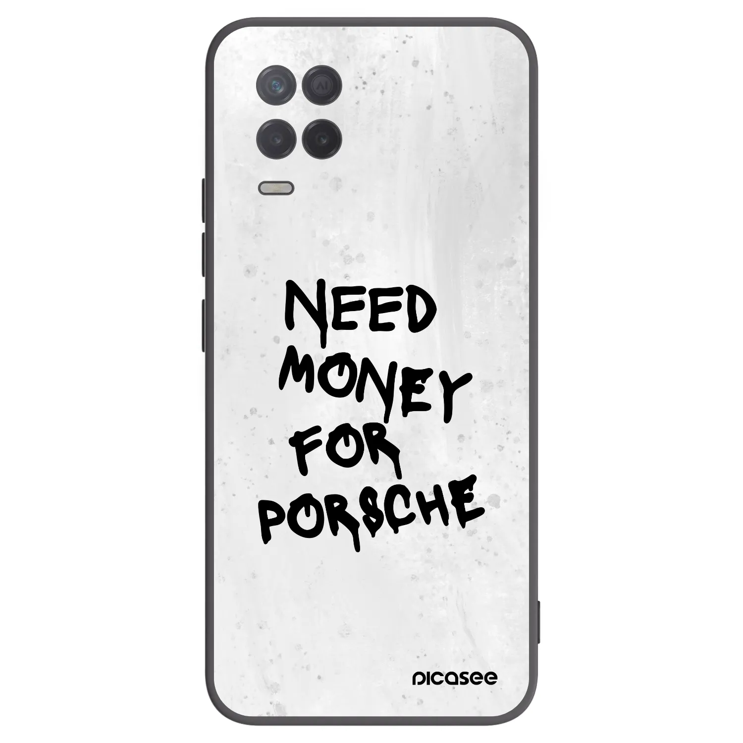 Picasee silikónový čierny obal pre Realme 8 5G - White Dollar