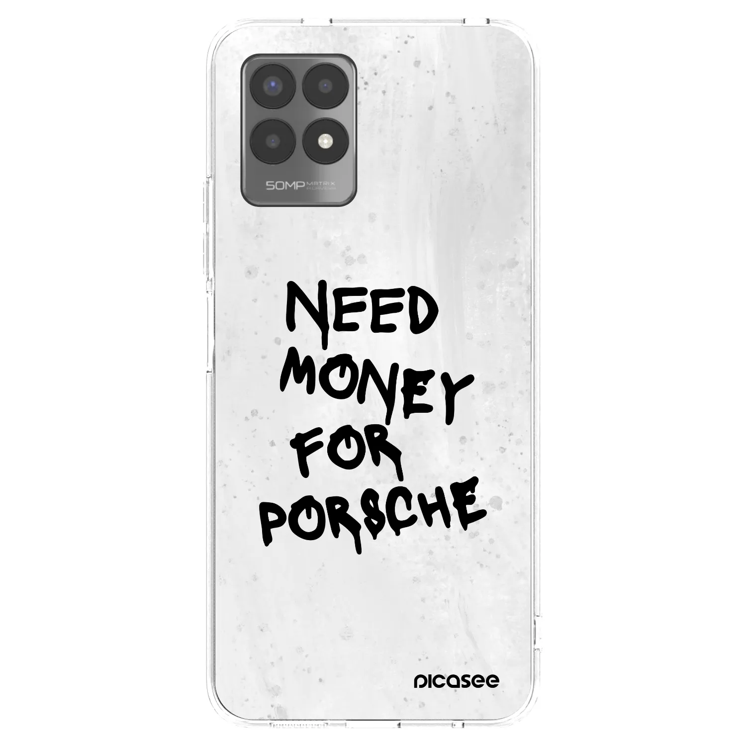 Picasee silikónový prehľadný obal pre Realme 8i - White Dollar