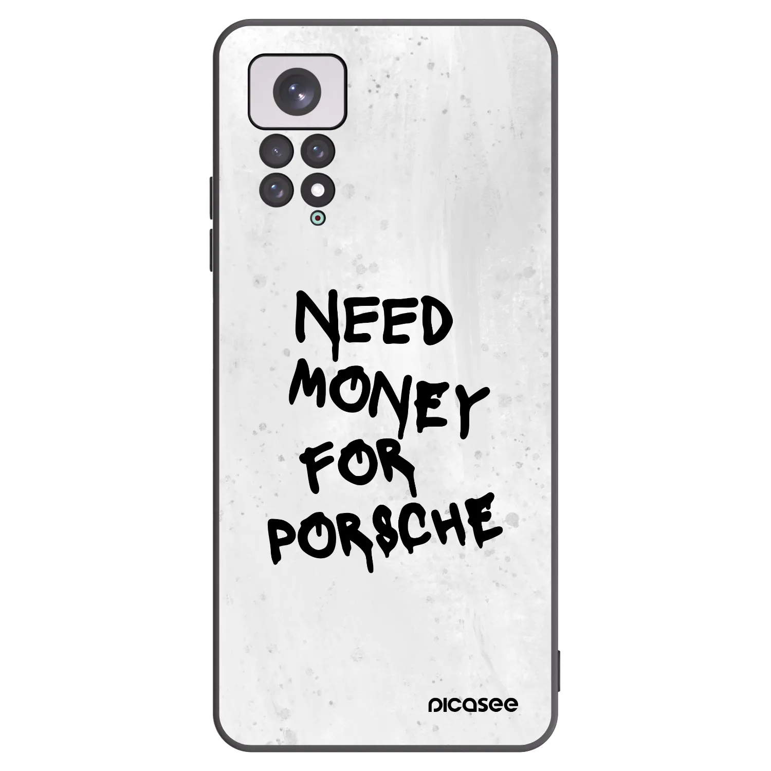Picasee silikónový čierny obal pre Xiaomi Redmi Note 11 - White Dollar