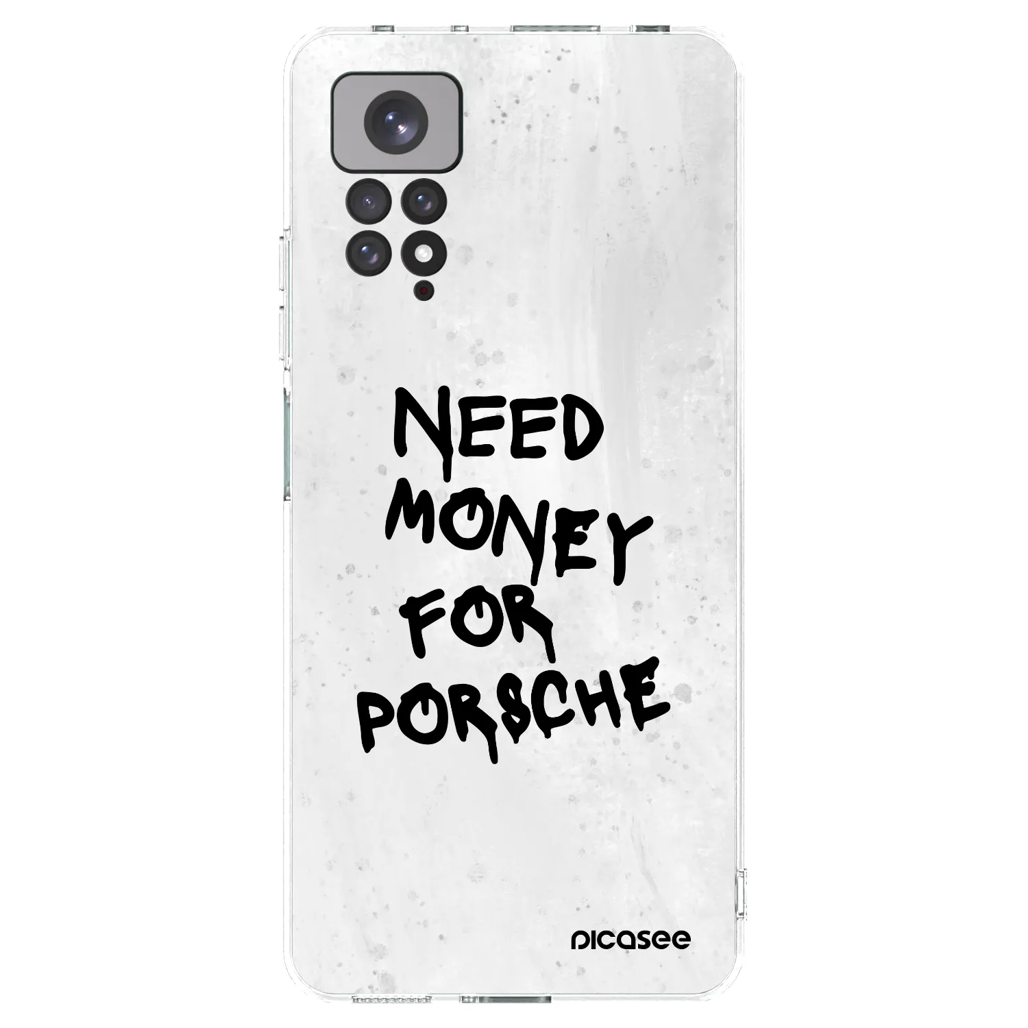 Picasee silikónový prehľadný obal pre Xiaomi Redmi Note 11 - White Dollar