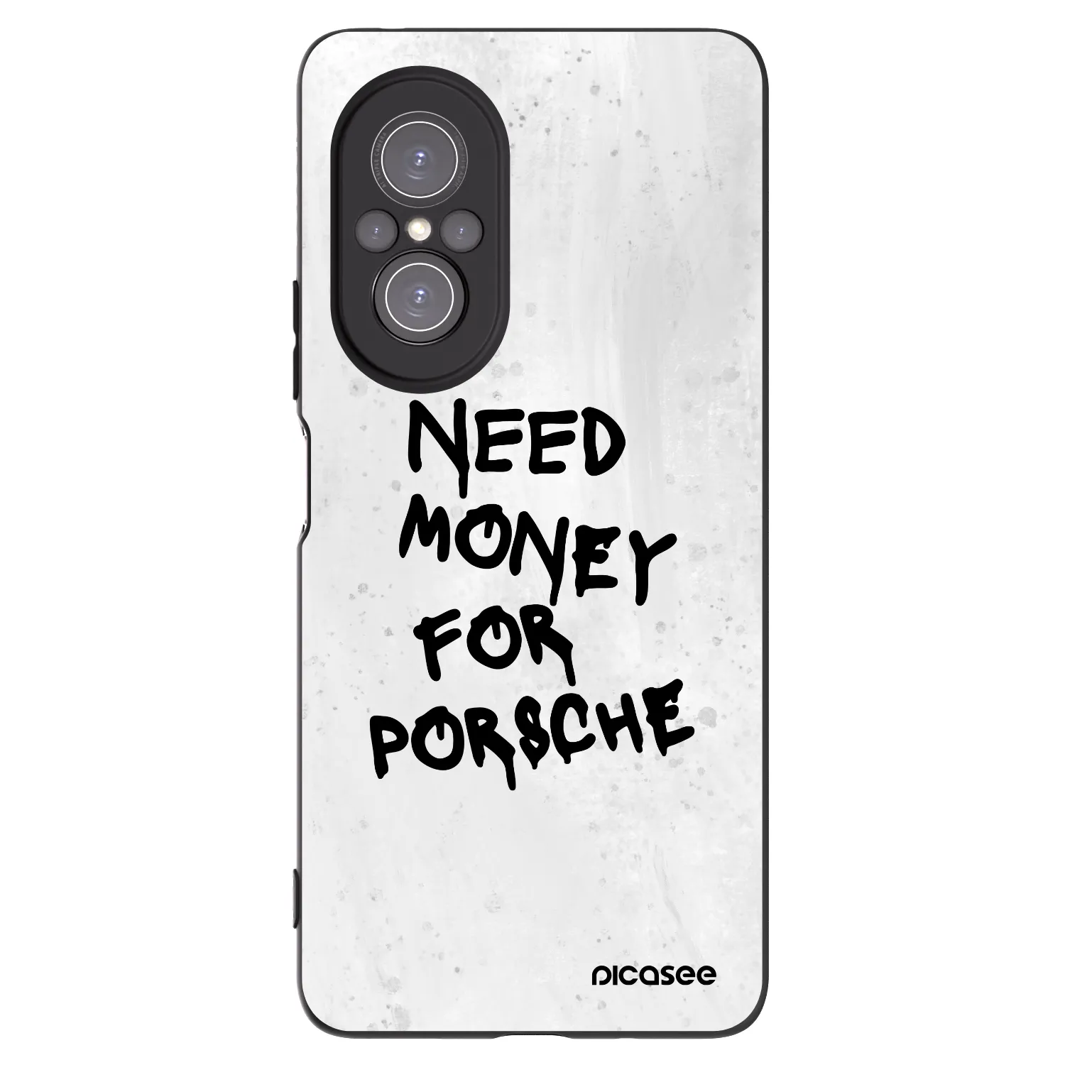 Picasee silikónový čierny obal pre Huawei Nova 9 SE - White Dollar