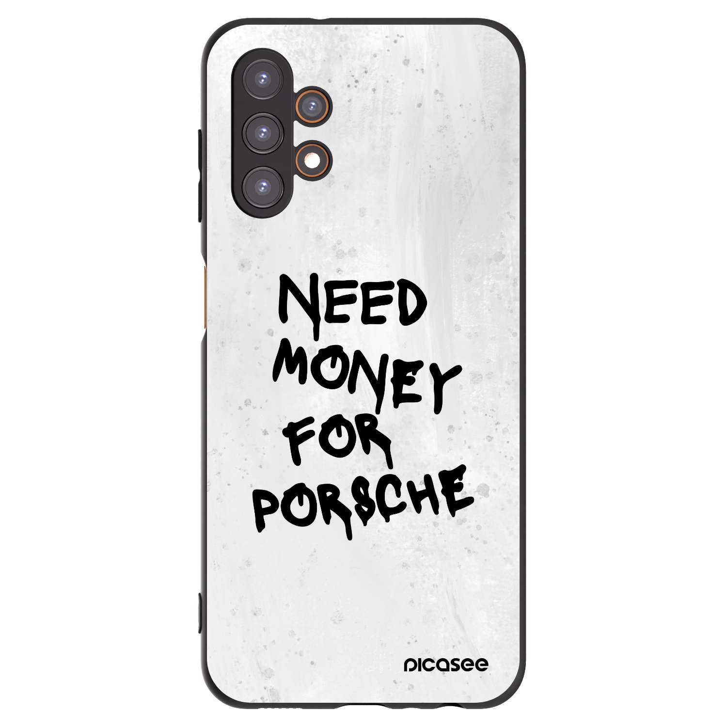 Picasee silikónový čierny obal pre Samsung Galaxy A13 4G A135 - White Dollar