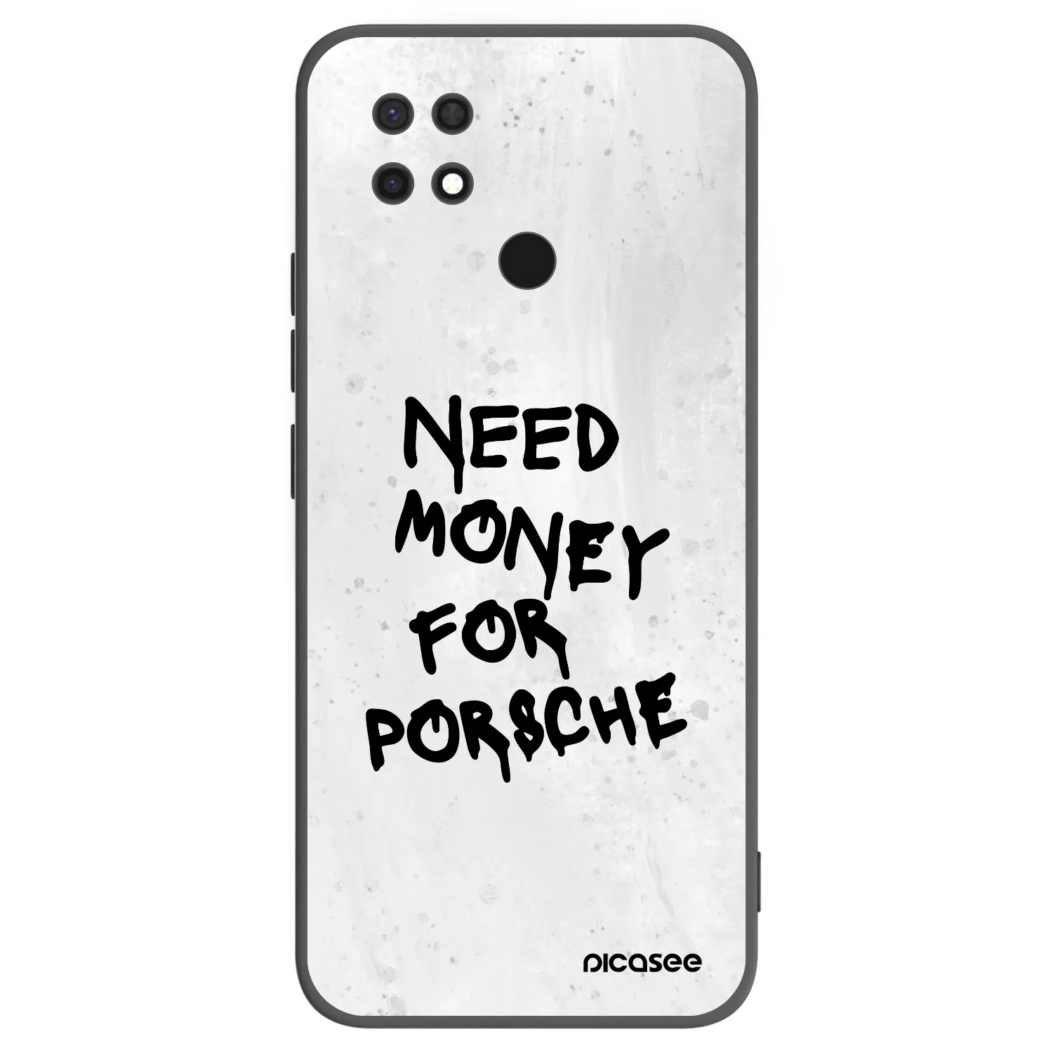 Picasee silikónový čierny obal pre Xiaomi Redmi 10C - White Dollar