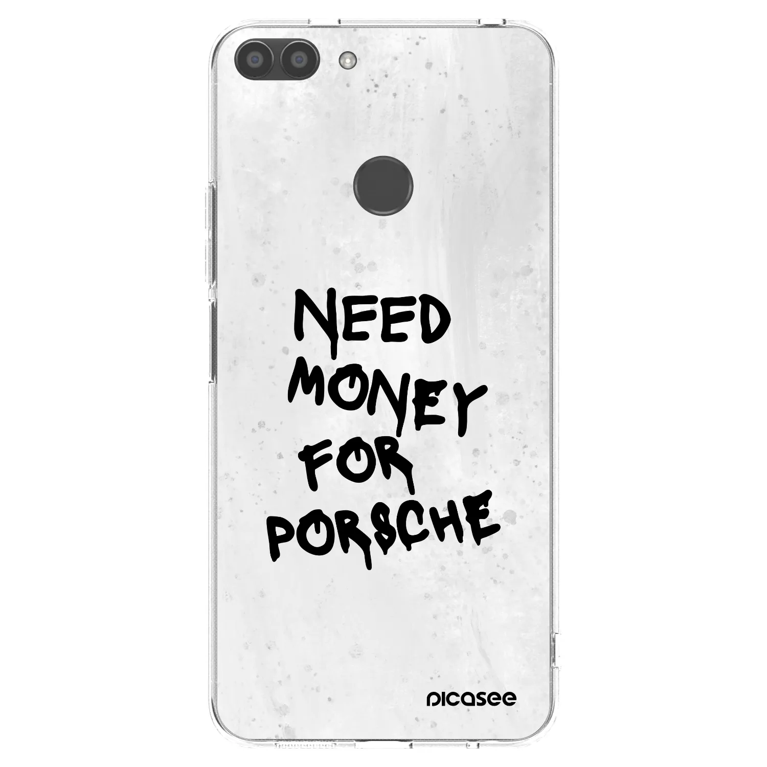 Picasee silikónový prehľadný obal pre Huawei P Smart - White Dollar