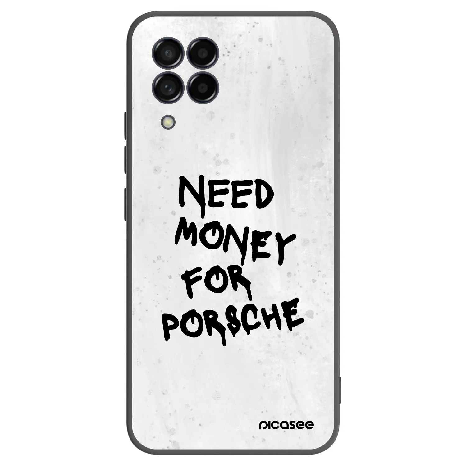 Picasee silikónový čierny obal pre Samsung Galaxy M53 5G - White Dollar