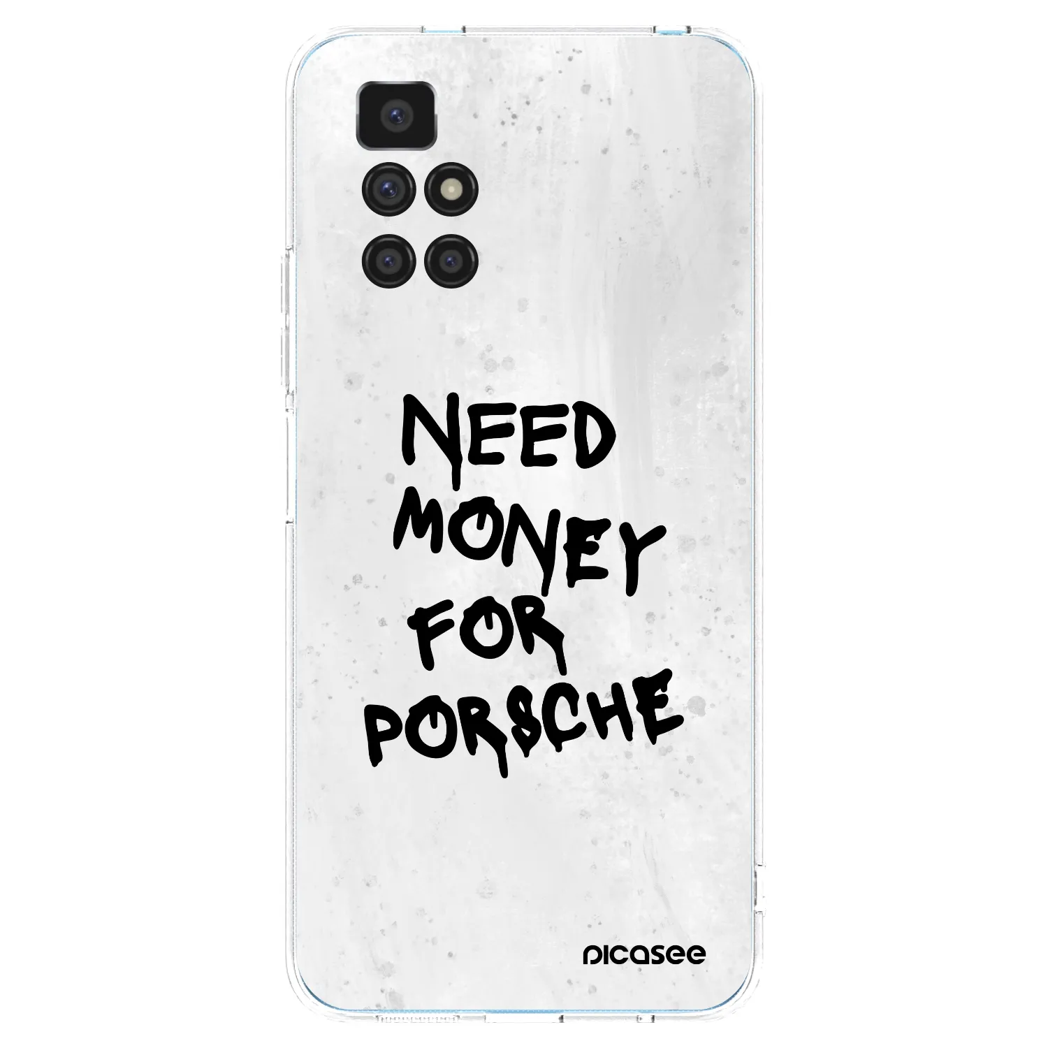 Silikónový prehľadný obal pre Xiaomi Redmi 10 (2022) - White Dollar