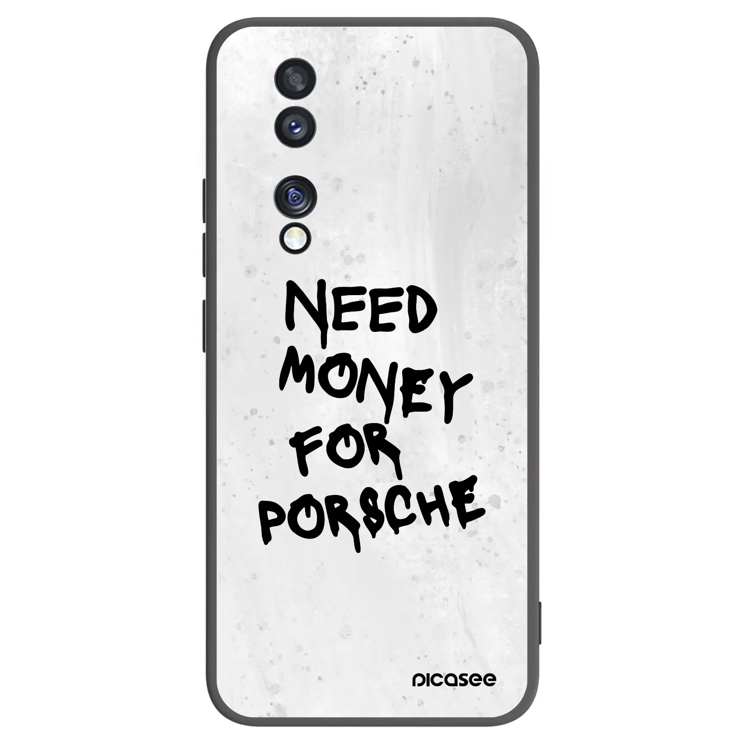 Picasee silikónový čierny obal pre Honor 70 - White Dollar