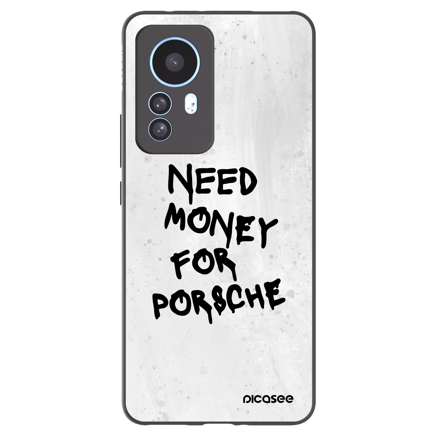 Picasee silikónový čierny obal pre Xiaomi 12T Pro - White Dollar