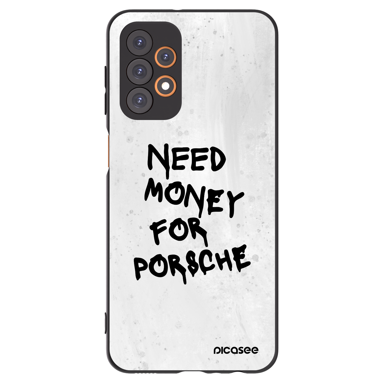 Picasee silikónový čierny obal pre Samsung Galaxy A23 A235F 4G - White Dollar