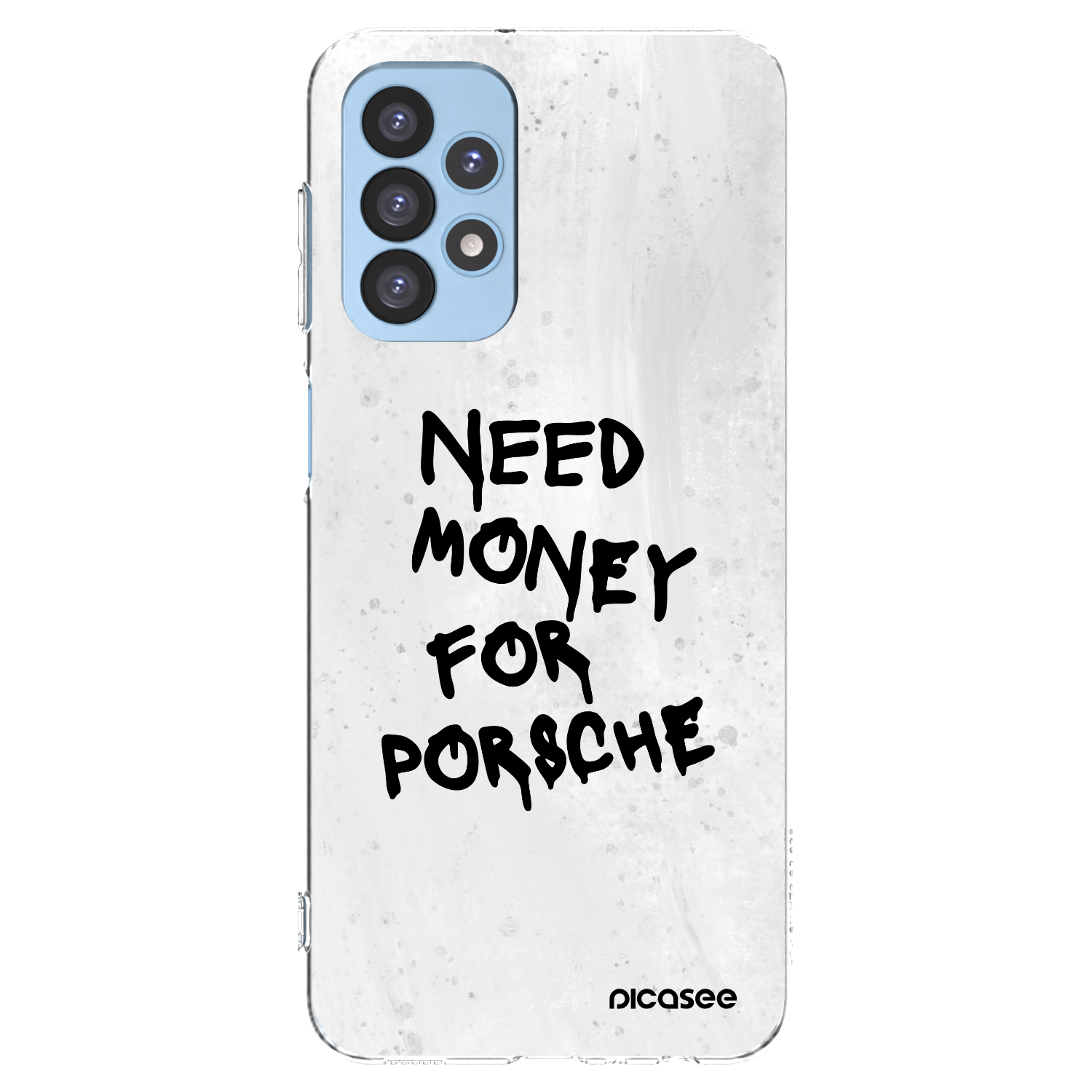 Picasee silikónový prehľadný obal pre Samsung Galaxy A23 A235F 4G - White Dollar