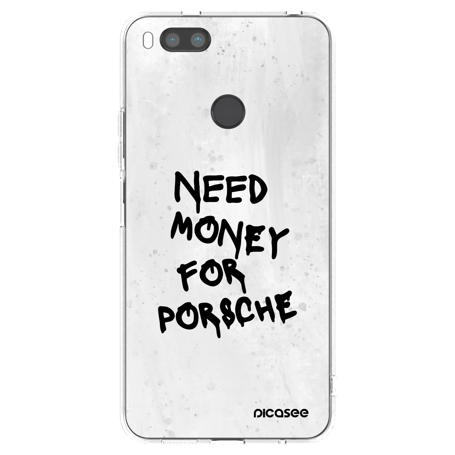 Picasee silikónový prehľadný obal pre Xiaomi Redmi A1 - White Dollar