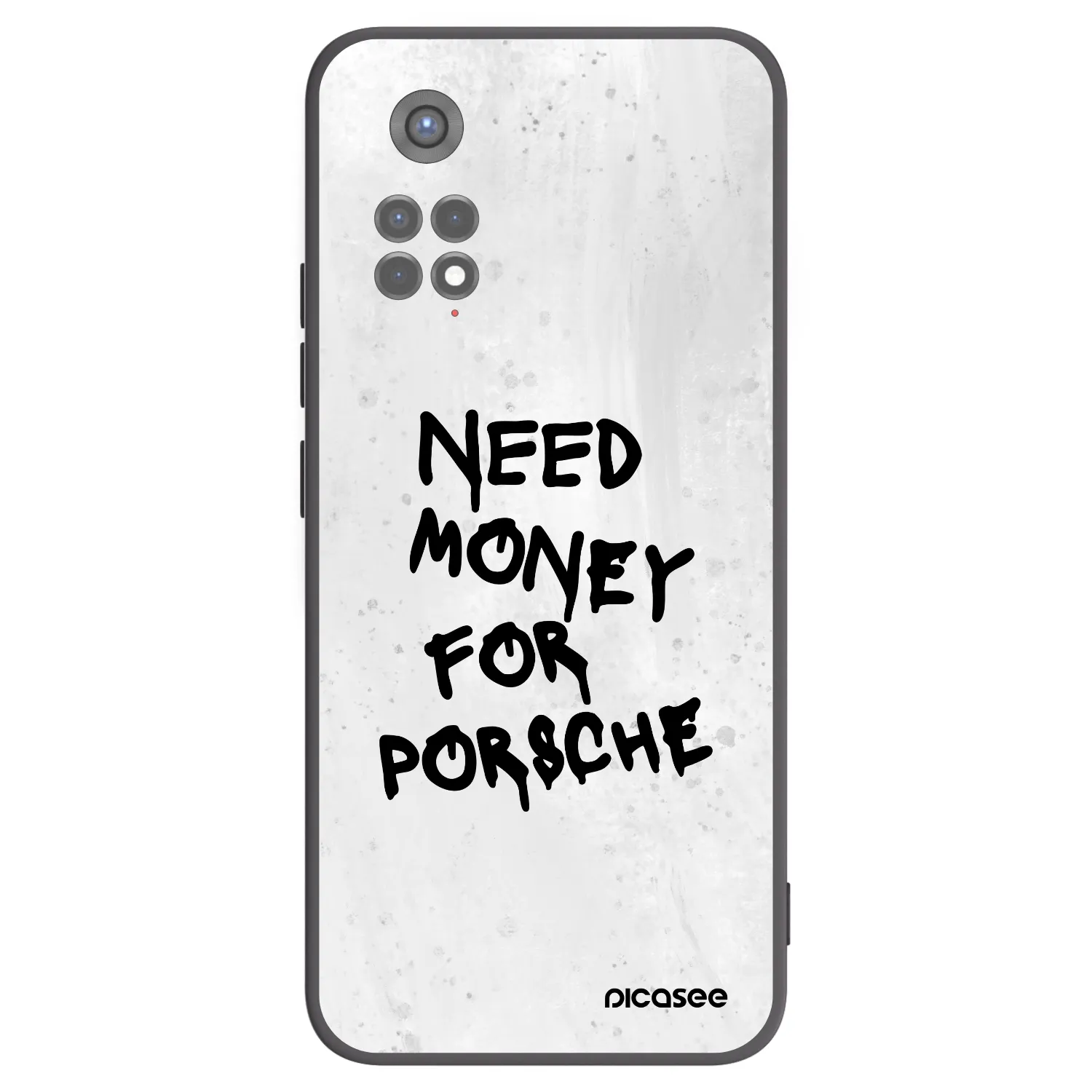 Picasee silikónový čierny obal pre Xiaomi Redmi Note 11S 5G - White Dollar