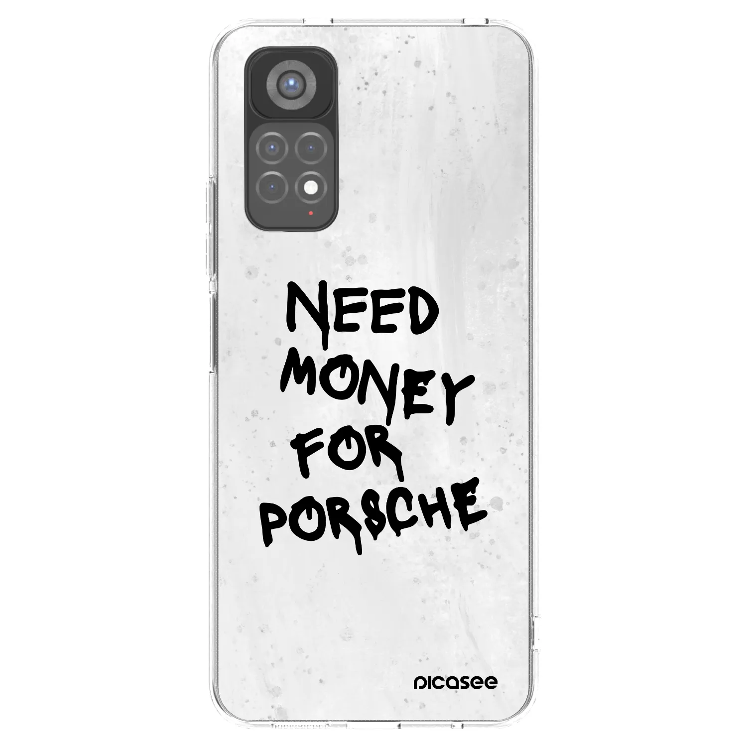 Picasee silikónový prehľadný obal pre Xiaomi Redmi Note 11S 5G - White Dollar