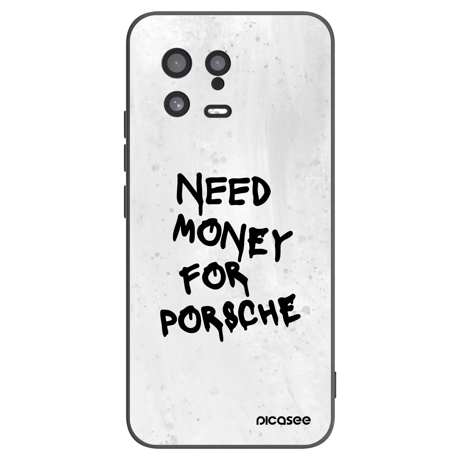Silikónový čierny obal pre Xiaomi 13 - White Dollar
