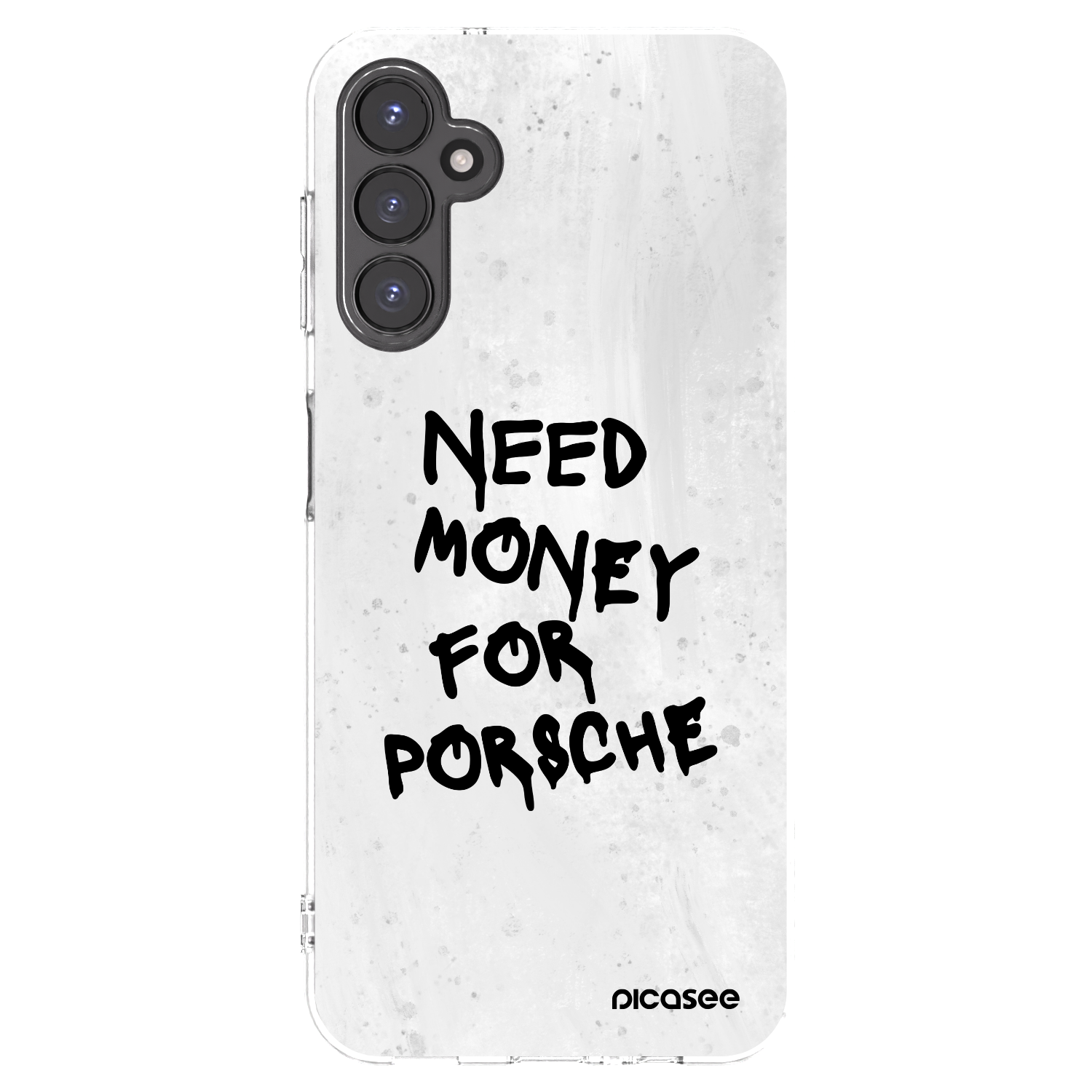 Picasee silikónový prehľadný obal pre Samsung Galaxy A14 5G A146P - White Dollar