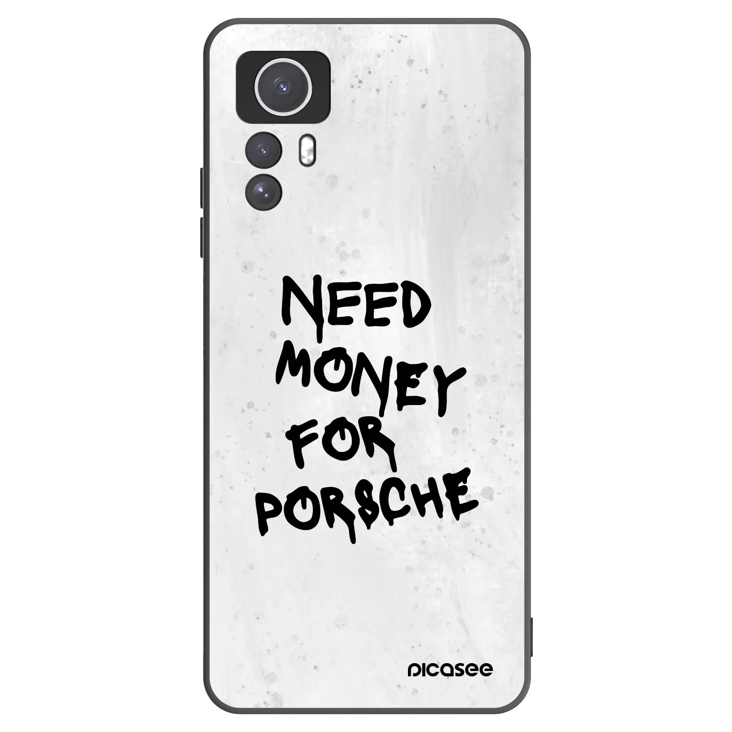 Picasee silikónový čierny obal pre Xiaomi Redmi Note 12S - White Dollar