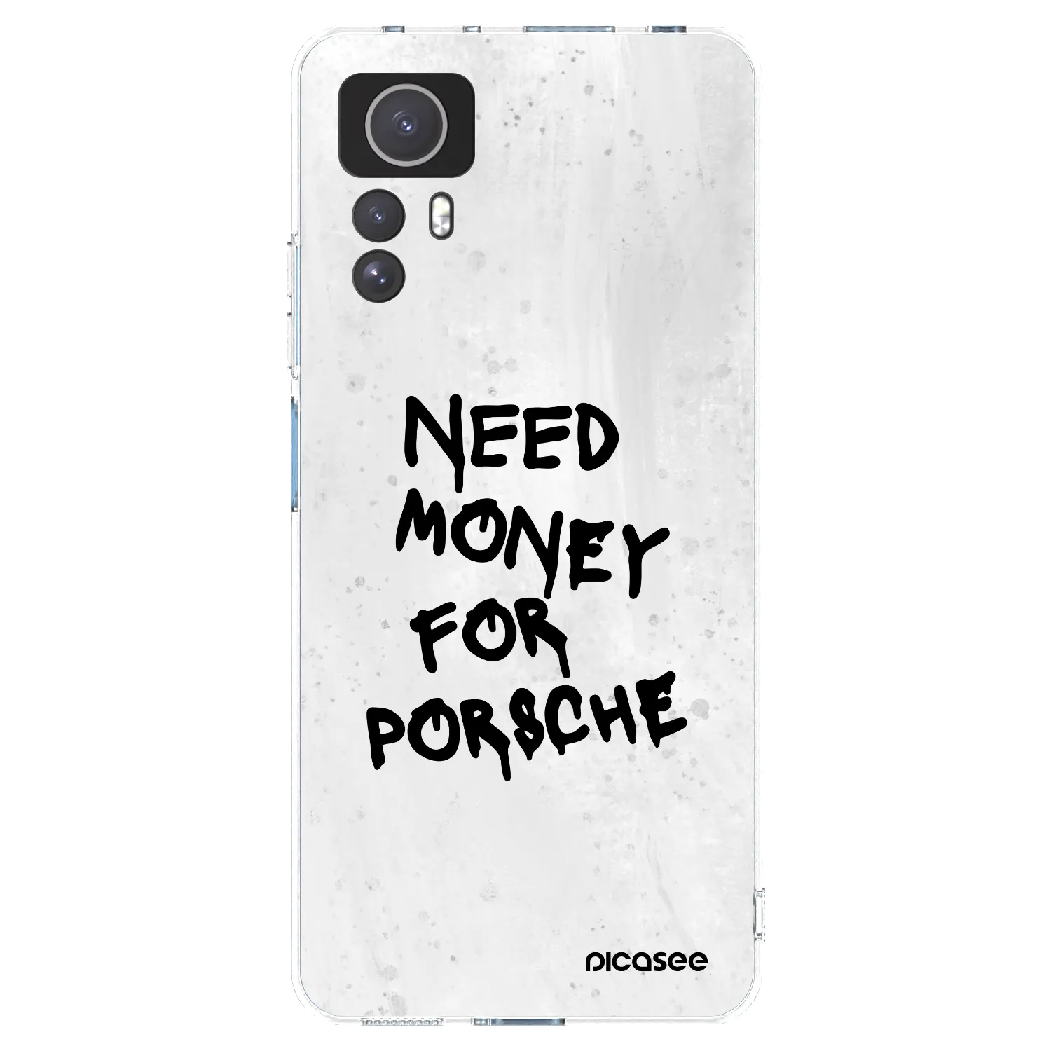Picasee silikónový prehľadný obal pre Xiaomi Redmi Note 12S - White Dollar
