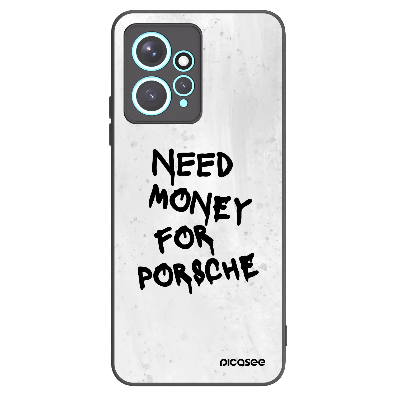 Picasee silikónový čierny obal pre Xiaomi Redmi Note 12 4G - White Dollar