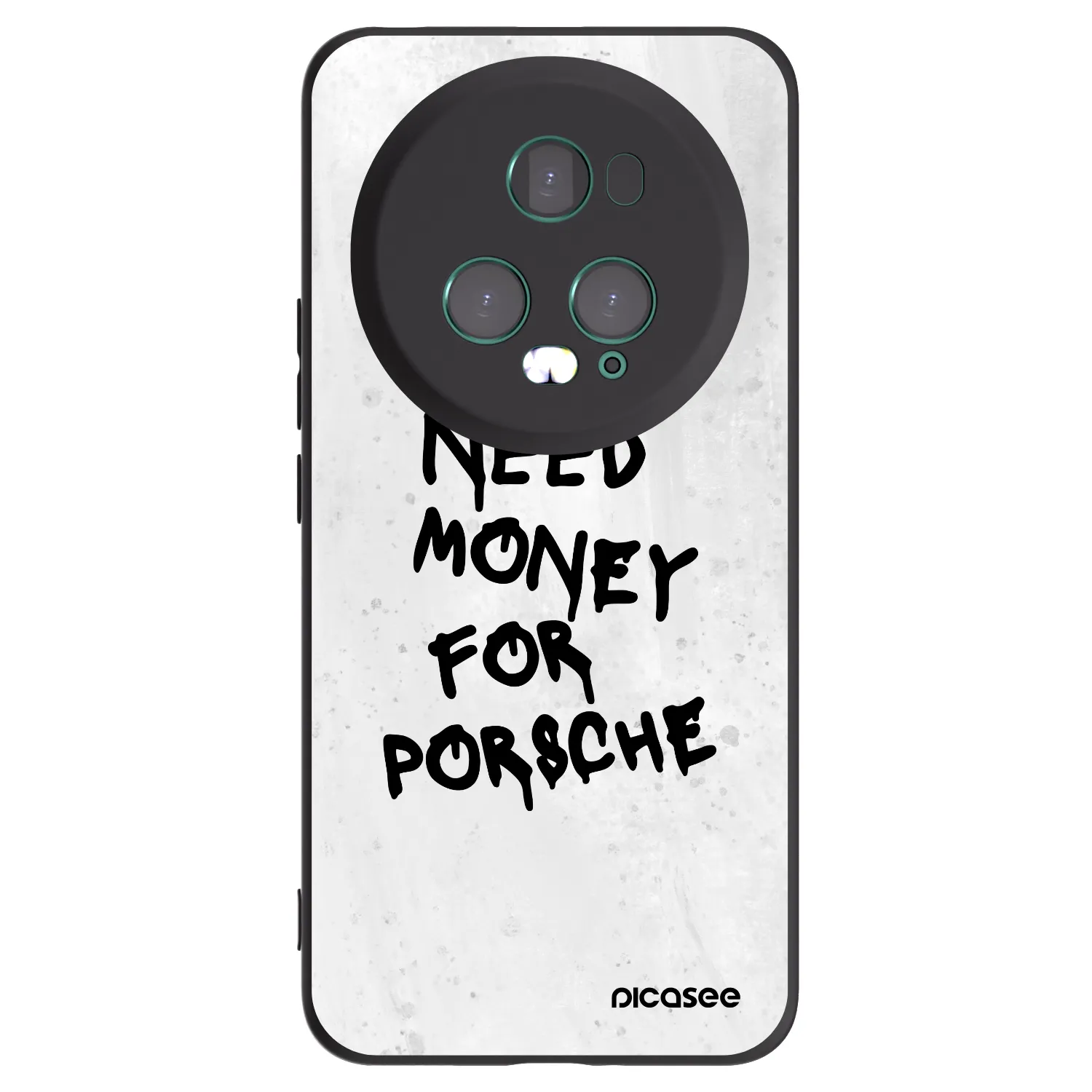 Picasee silikónový čierny obal pre Honor Magic5 Pro - White Dollar