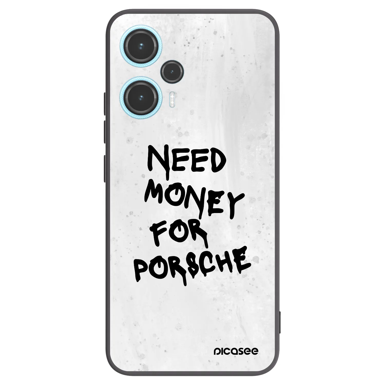 Picasee silikónový čierny obal pre Xiaomi Poco F5 - White Dollar