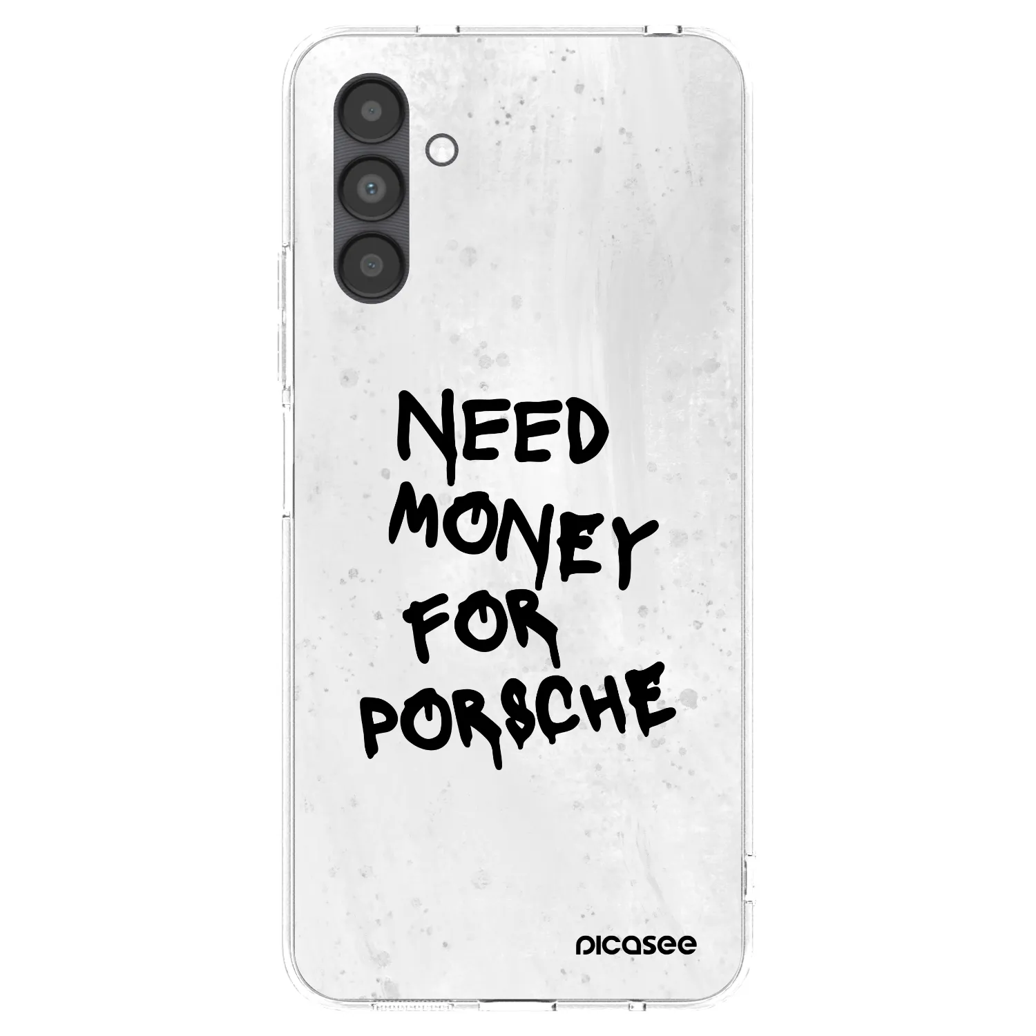 Picasee silikónový prehľadný obal pre Samsung Galaxy A04s A047F - White Dollar