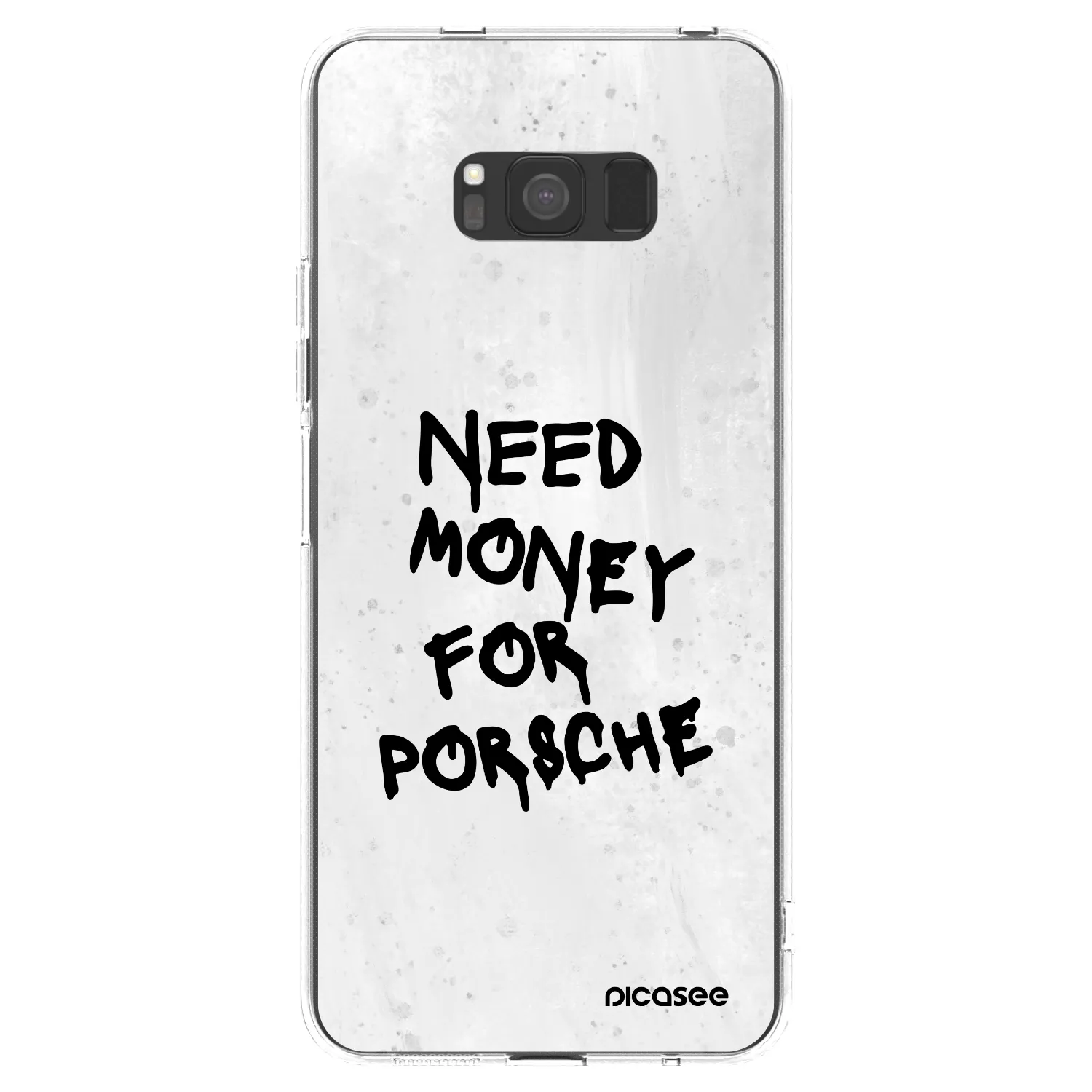 Picasee silikónový prehľadný obal pre Samsung Galaxy S8 G950F - White Dollar