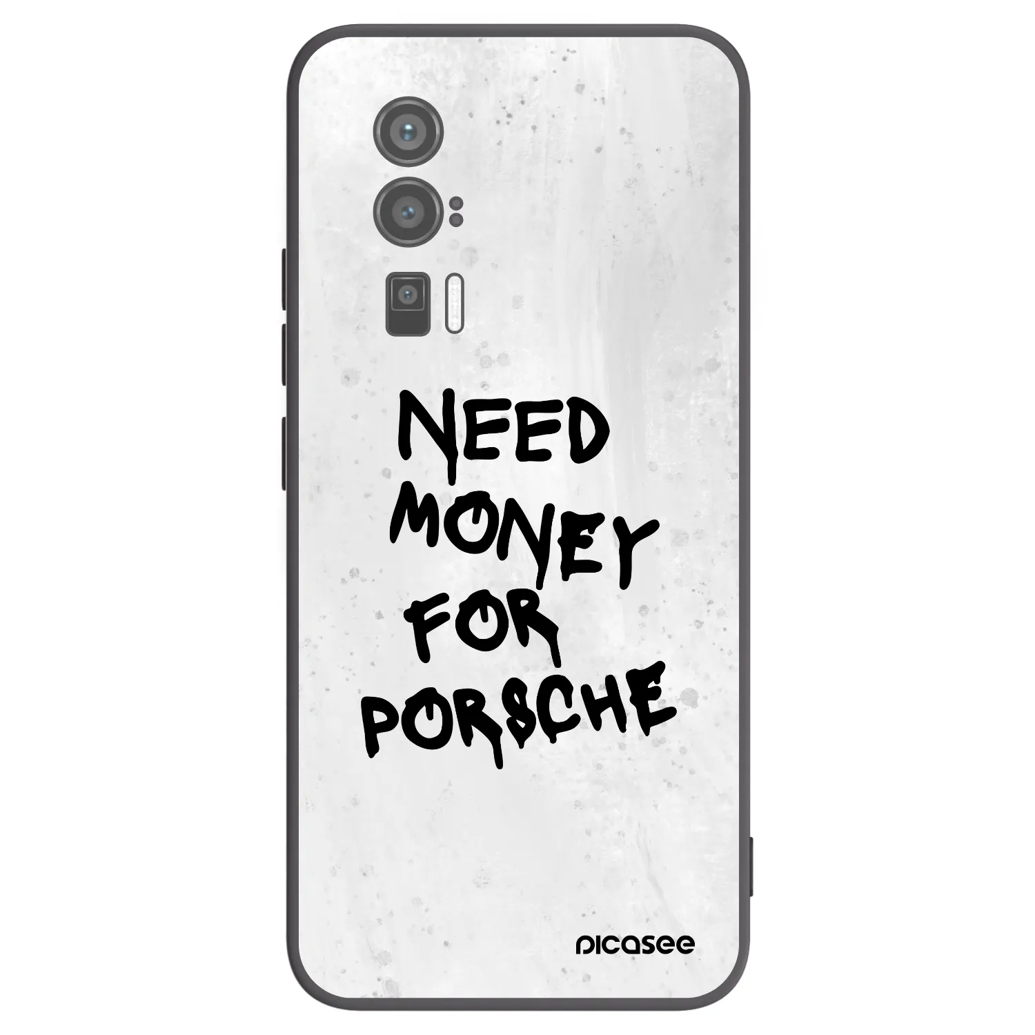 Picasee silikónový čierny obal pre Xiaomi Poco F5 Pro 5G - White Dollar
